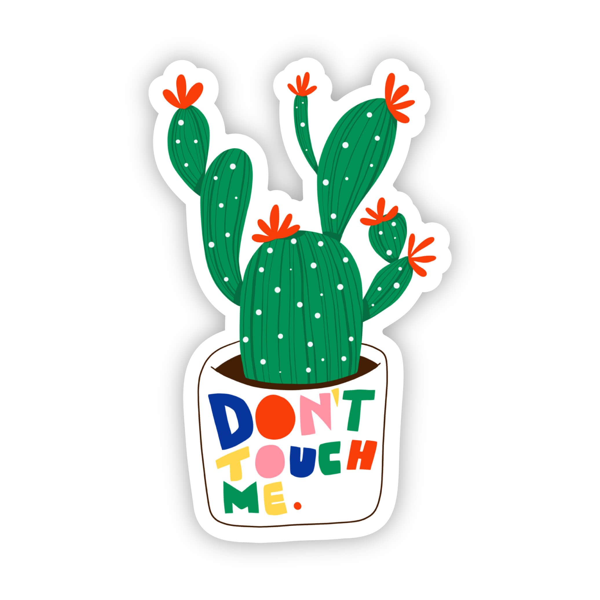  Don't Touch Me Plant Sticker、mySite、ghnorth