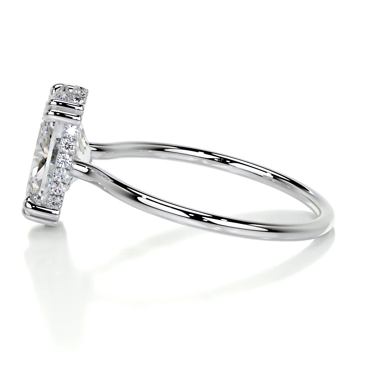 Harriet Diamond Engagement Ring -18K White Gold、mySite、hinf8tx79