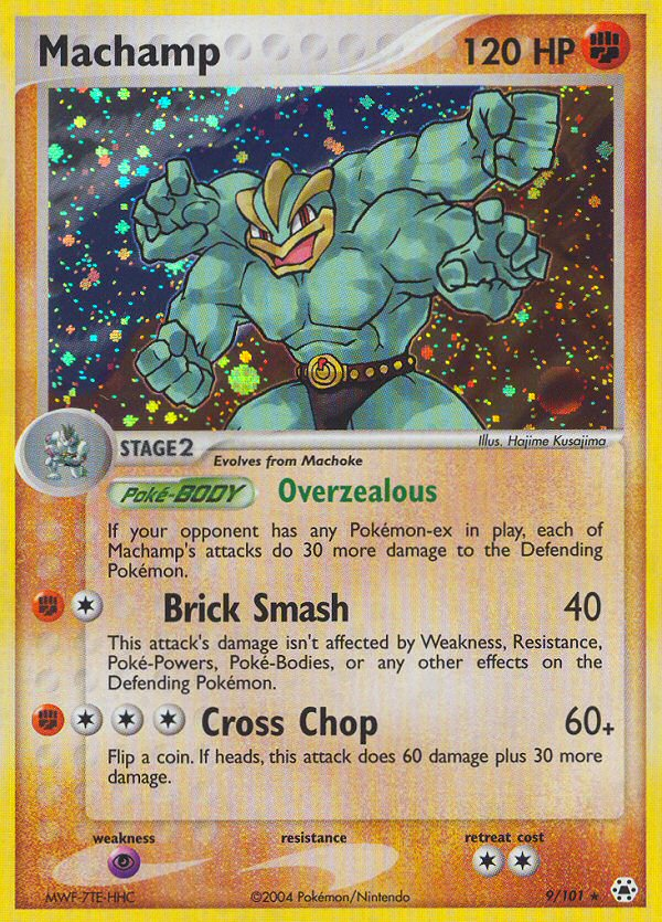 Machamp (9/101) EX: Hidden Legends、mySite、waistdrama
