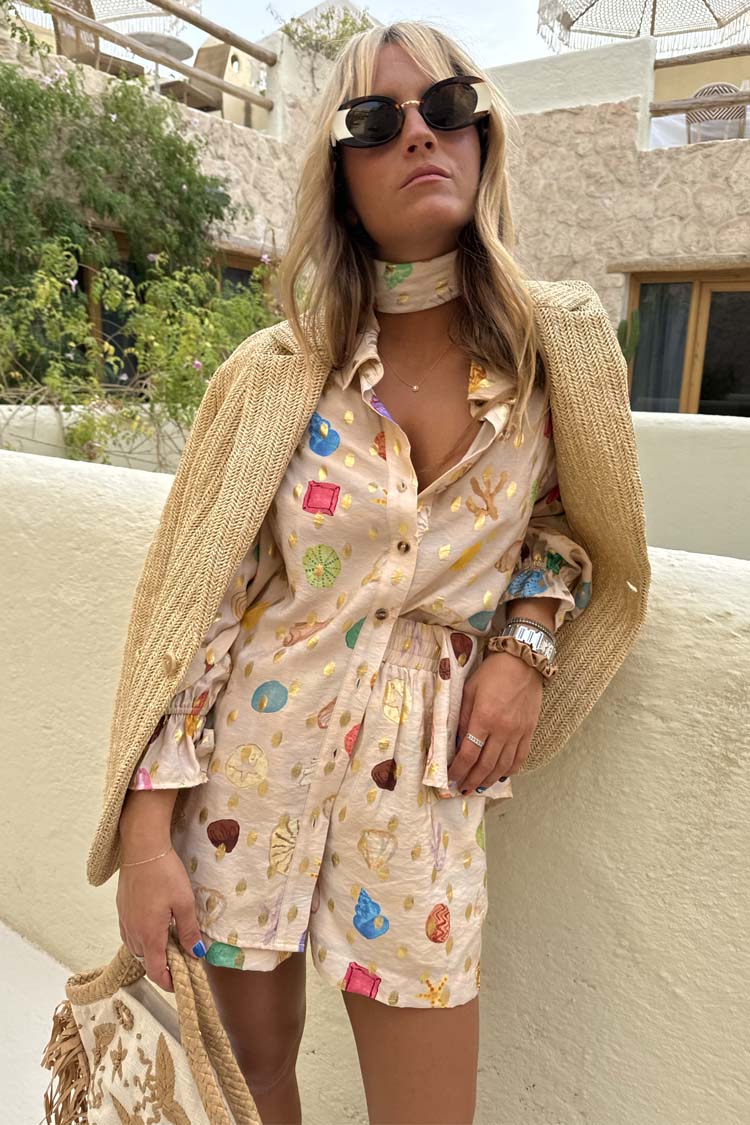 Cream Shell Geanie Shirt、mySite、solidvoid