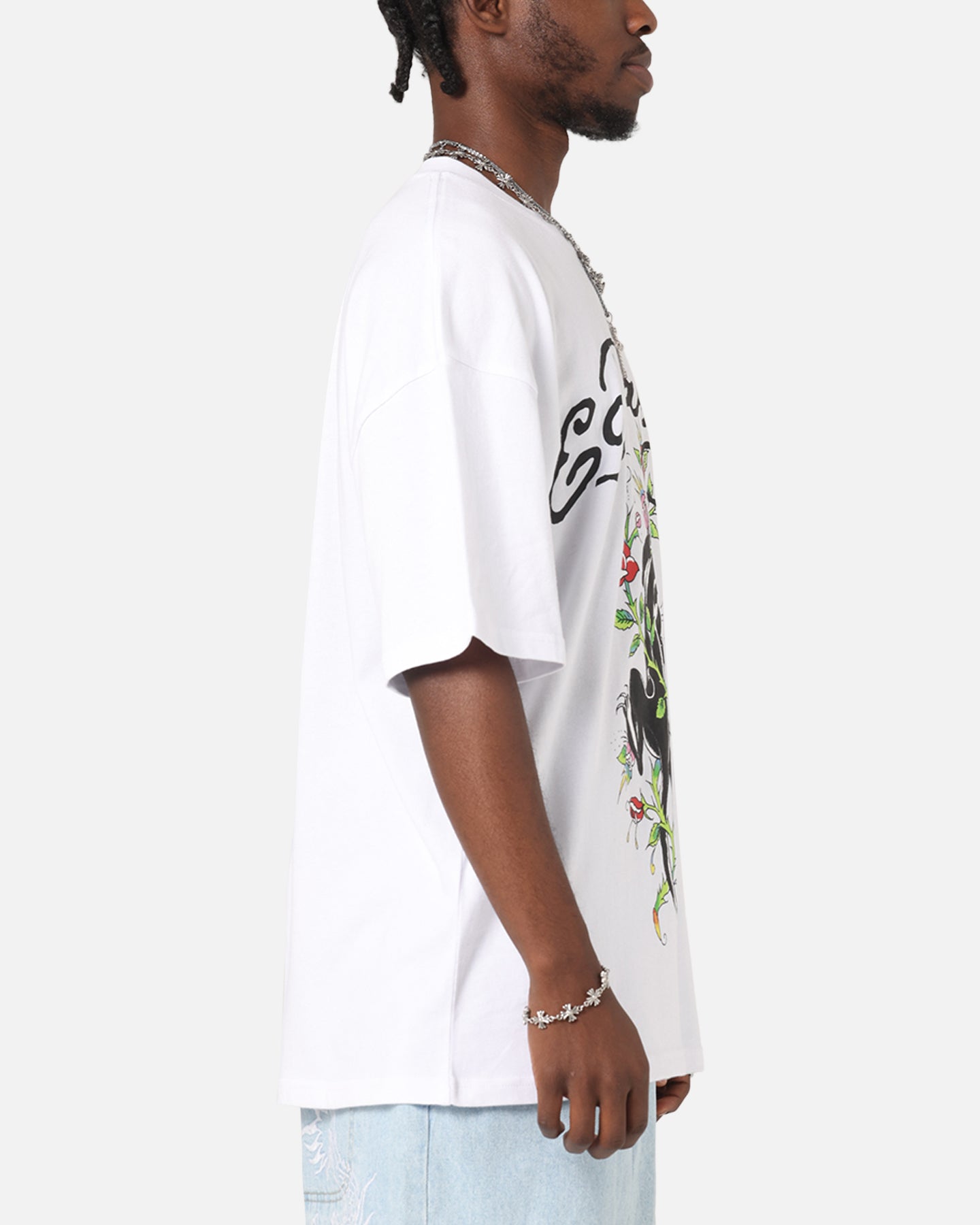 Ed Hardy Savage Bloom T-Shirt White、mySite、zt4zffjzw