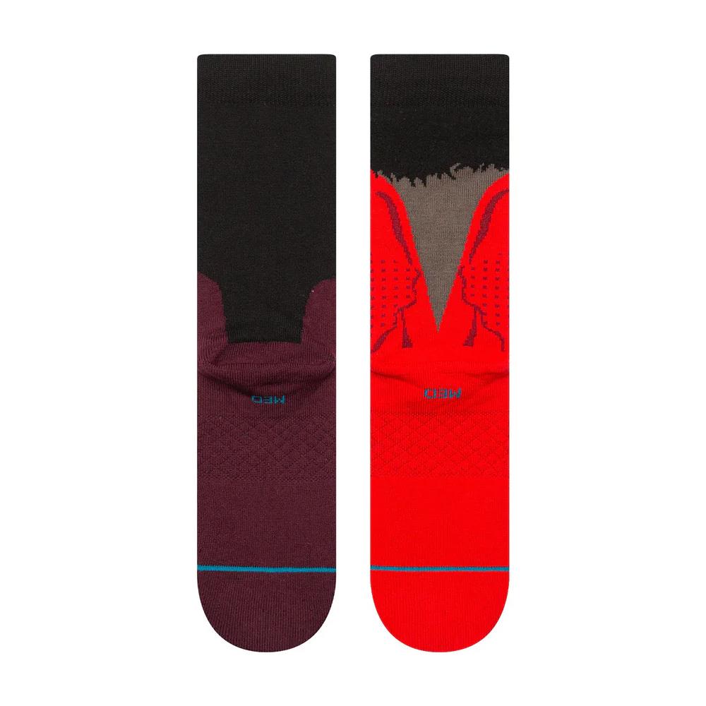  Stance Dearly Beloved Crew Socks - Maroon - Large、mySite、merchandisen