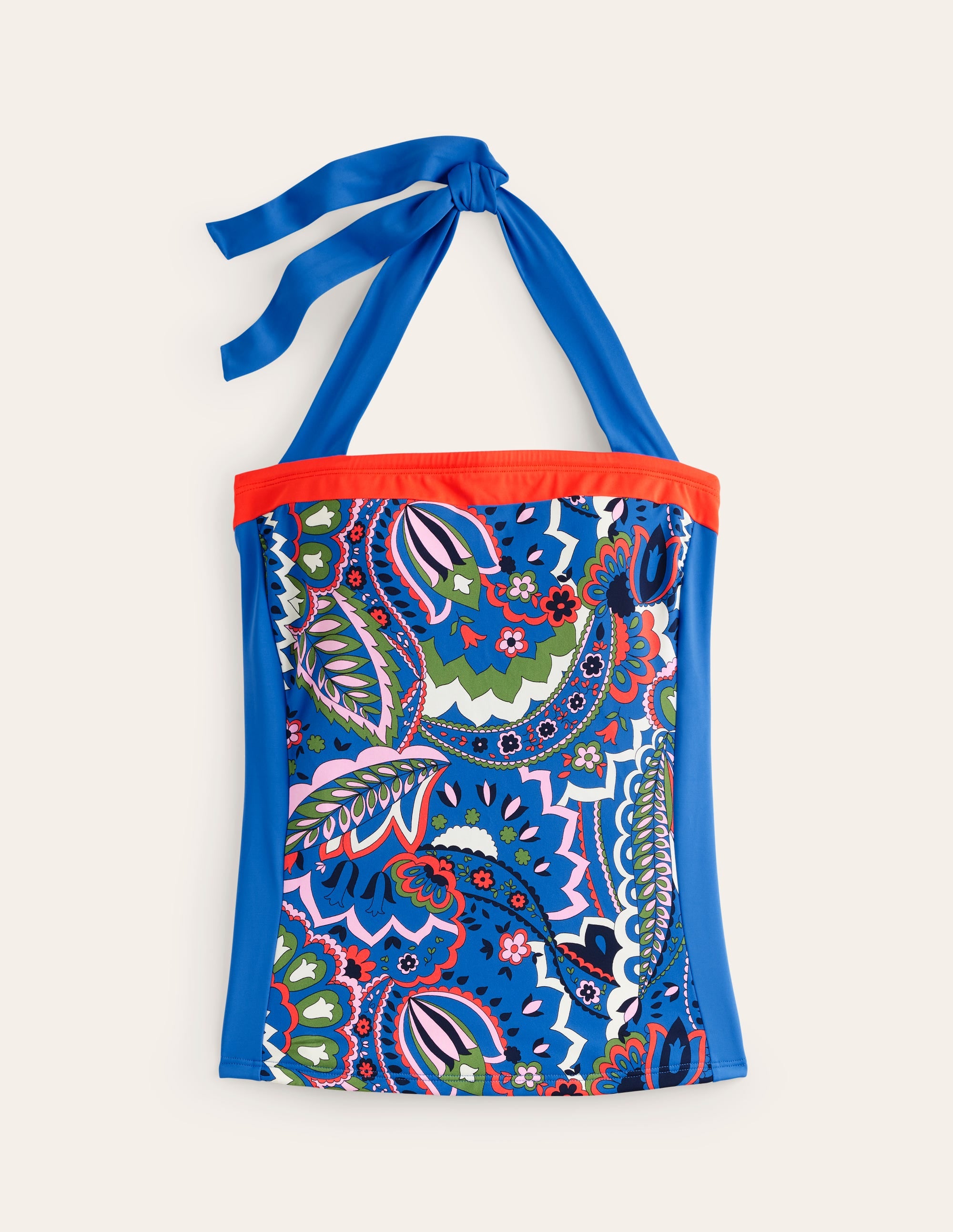  Santorini Tankini Top-Blue, Foliage Paisley、mySite、ashleygrahame