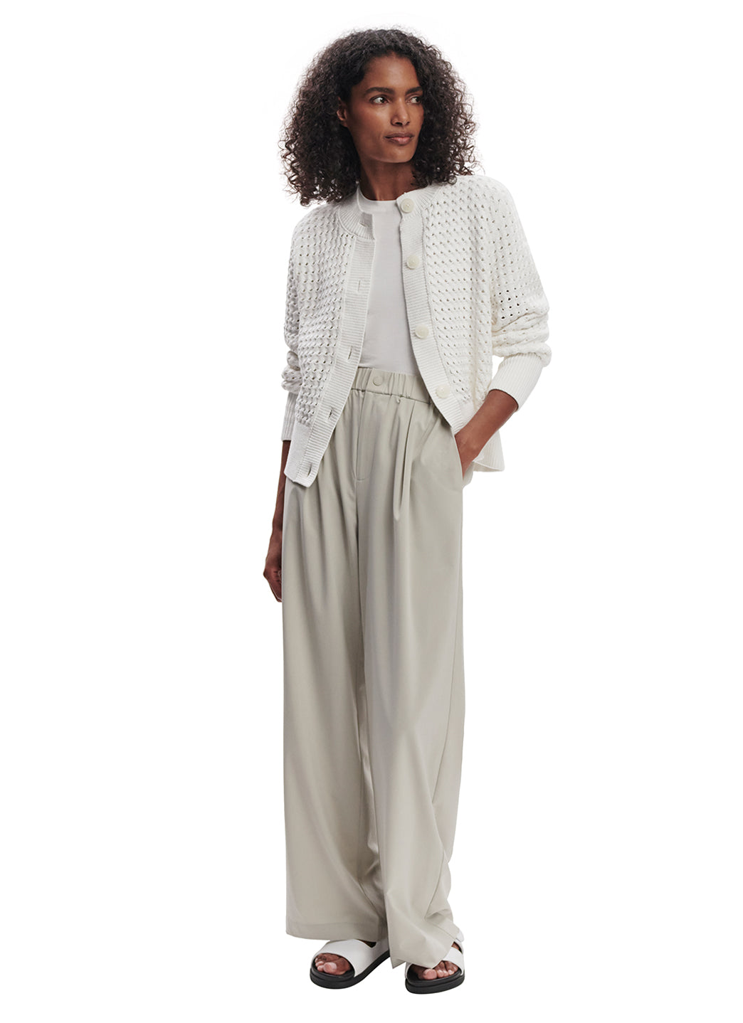 Varley Bettina Textured Knit Jacket、mySite、lovesweatpilates