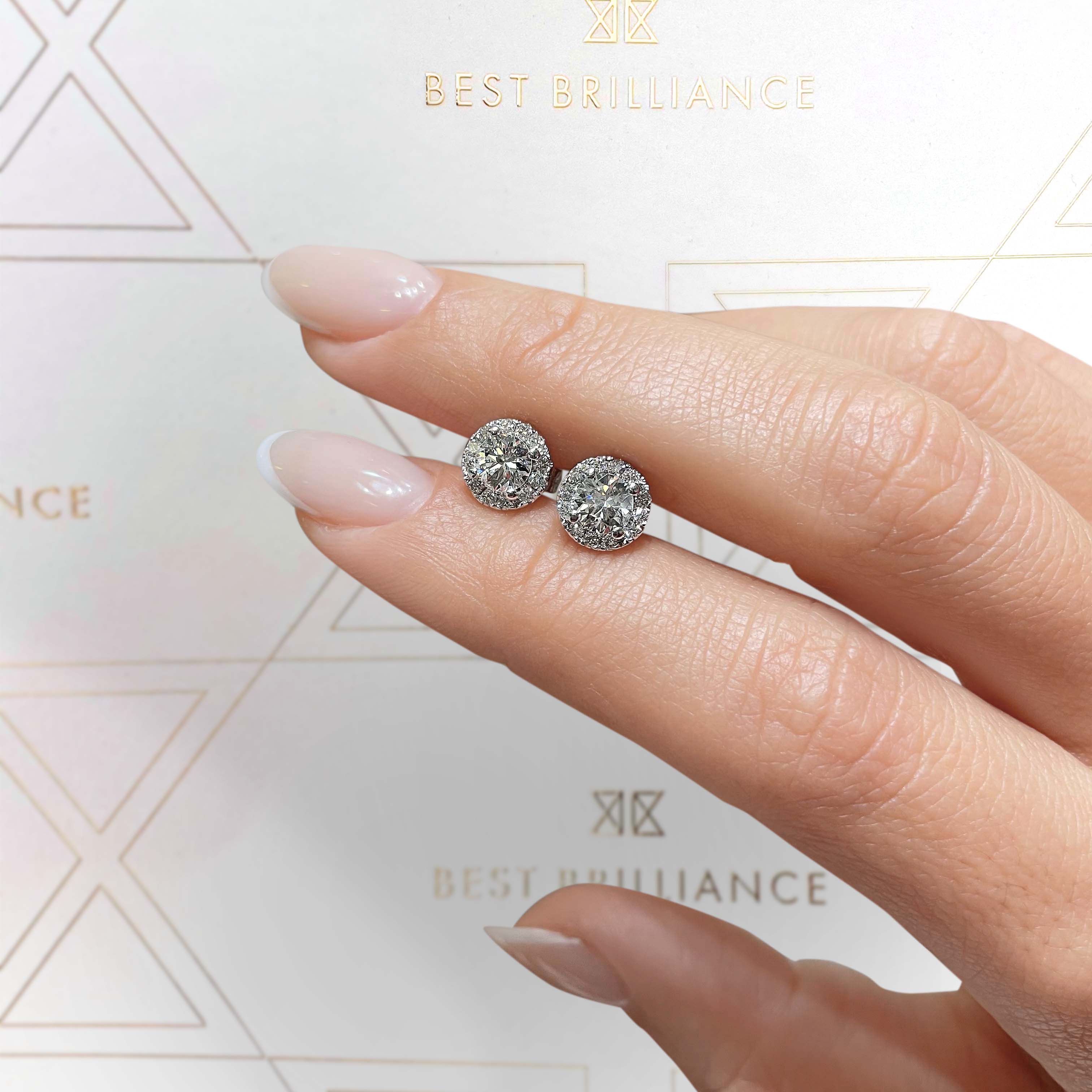 Erica Diamond Earrings -18K White Gold、mySite、hinf8tx79