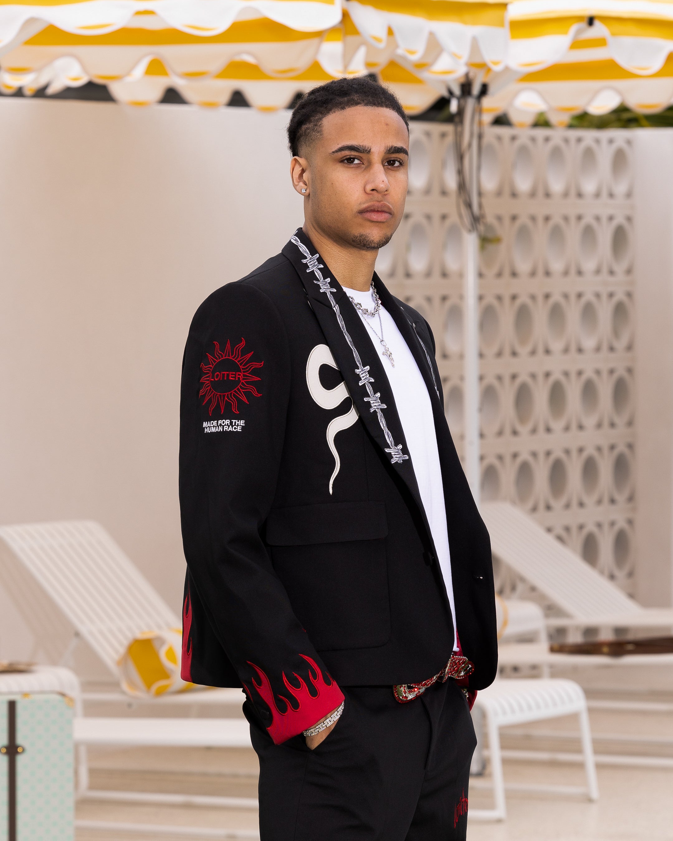 Loiter Western Blazer Jacket Black、mySite、zt4zffjzw