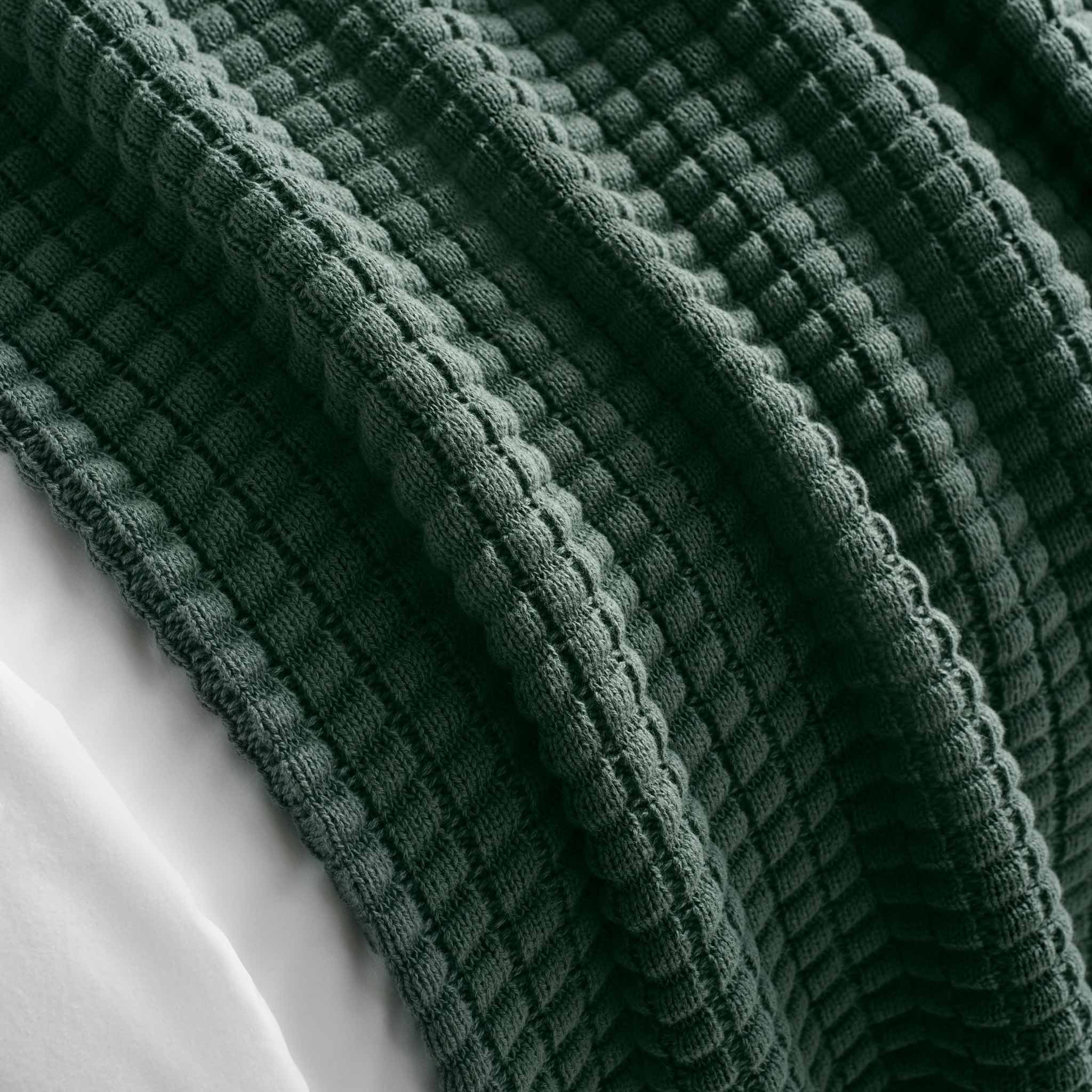  Grid Knit Cotton Throw Blanket、mySite、sugarbowlscore