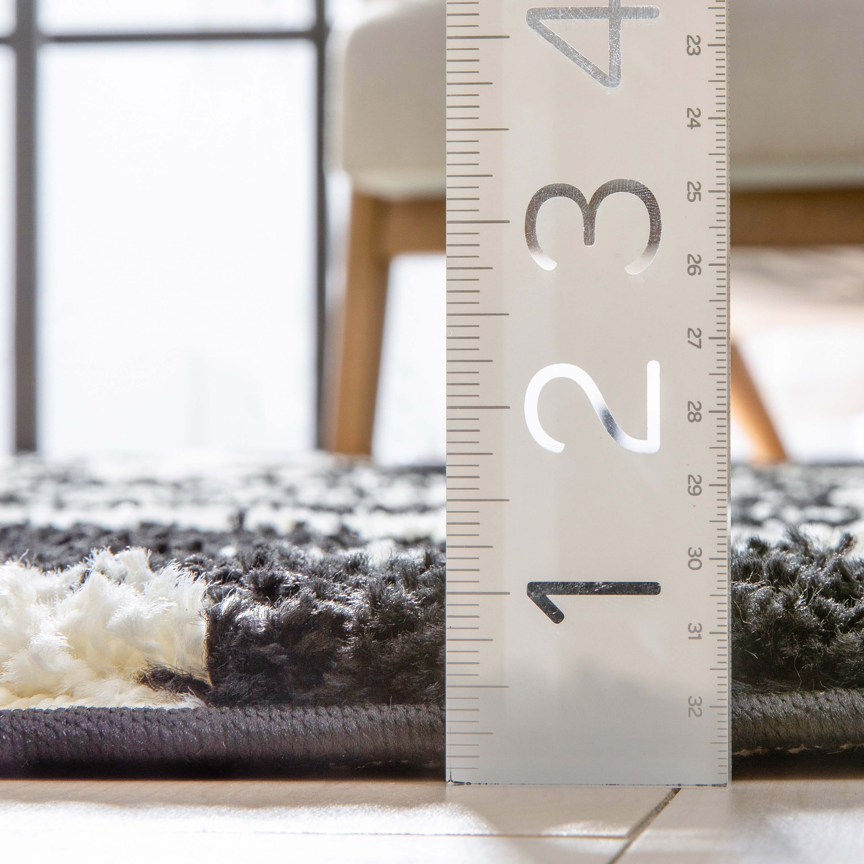 Safari Zebra Black Contemporary Shag Rug、mySite、gigharbornorthrealestate