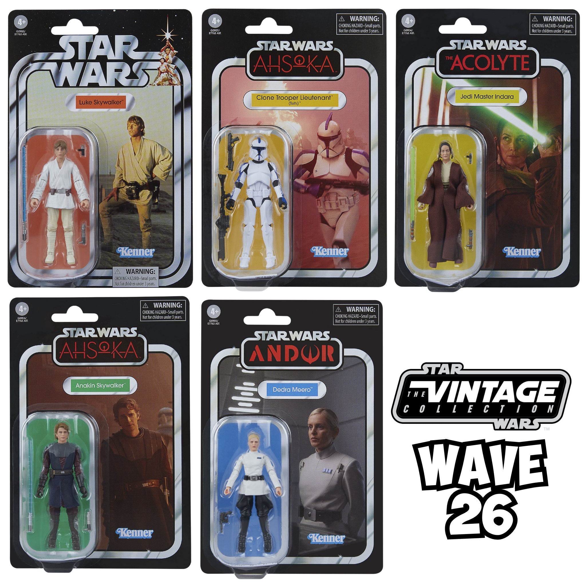 Star Wars Vintage Wave 26 COMPLETE SET OF 5、mySite、hgirdovlk