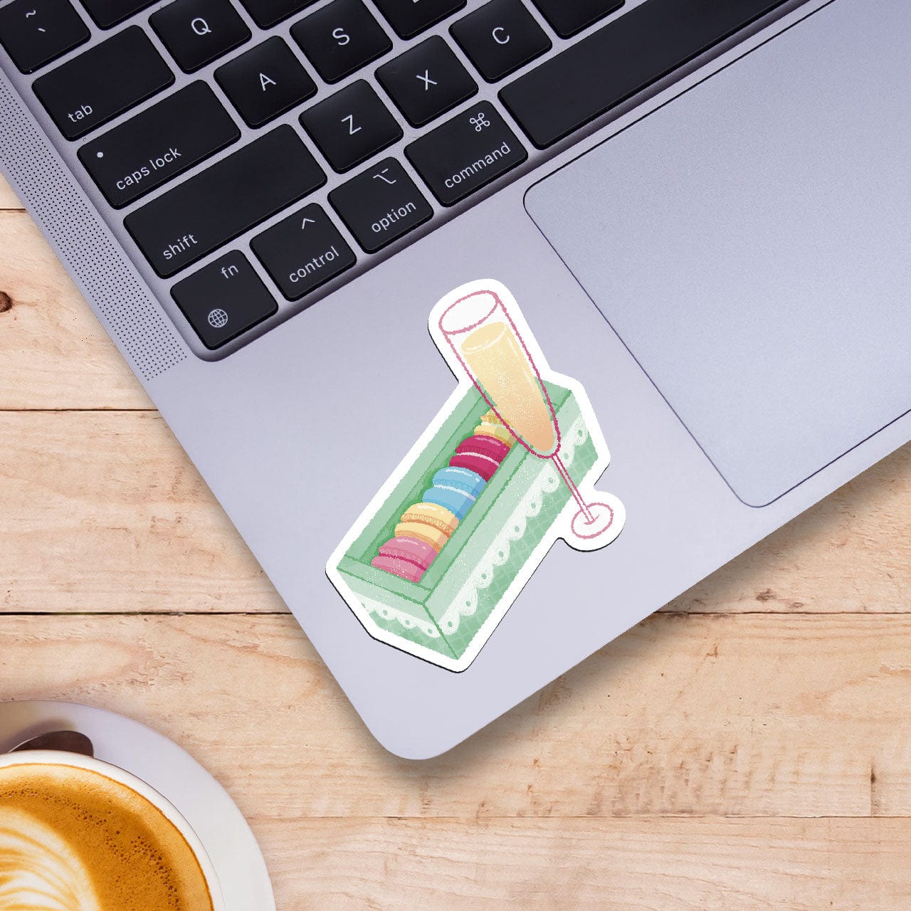  Colorful Macarons & Wine Sticker、mySite、ghnorth