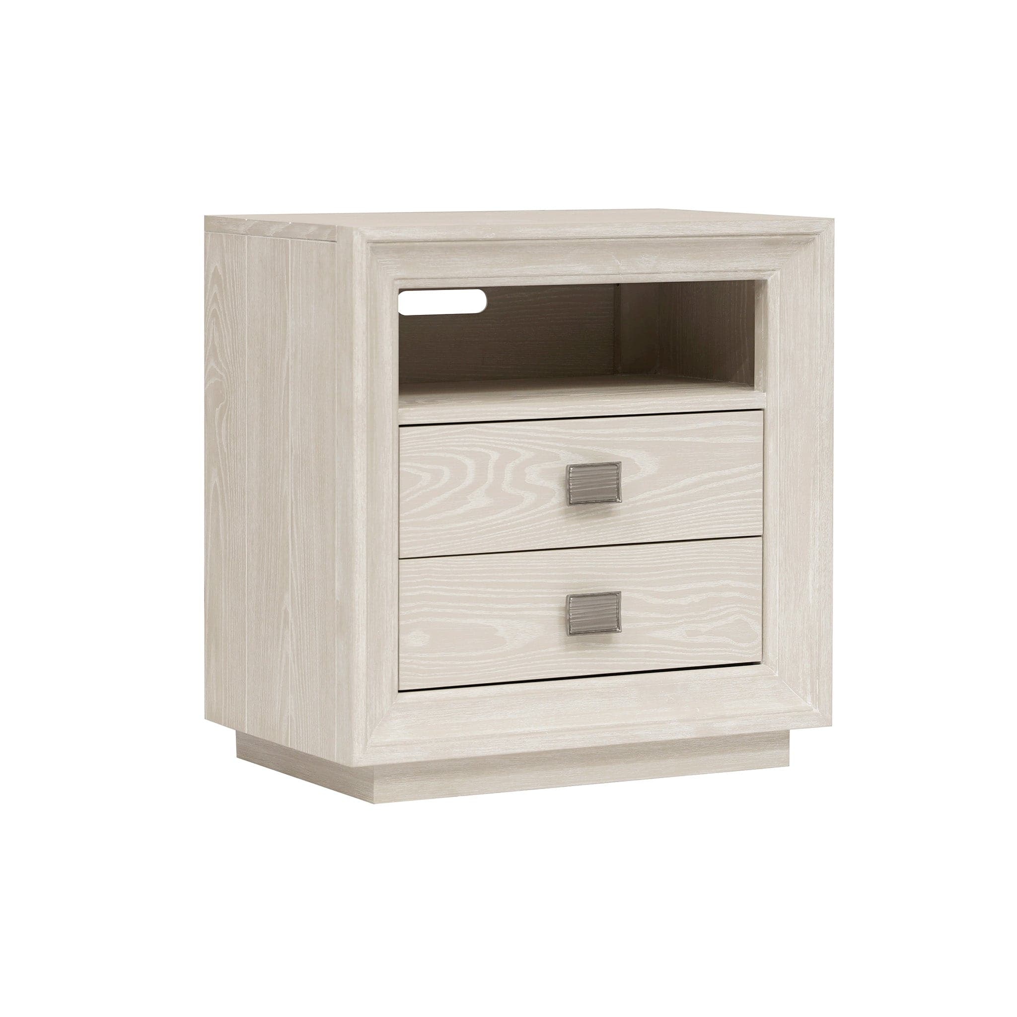 Maxime 2 Drawer Nightstand with USB、mySite、neckold