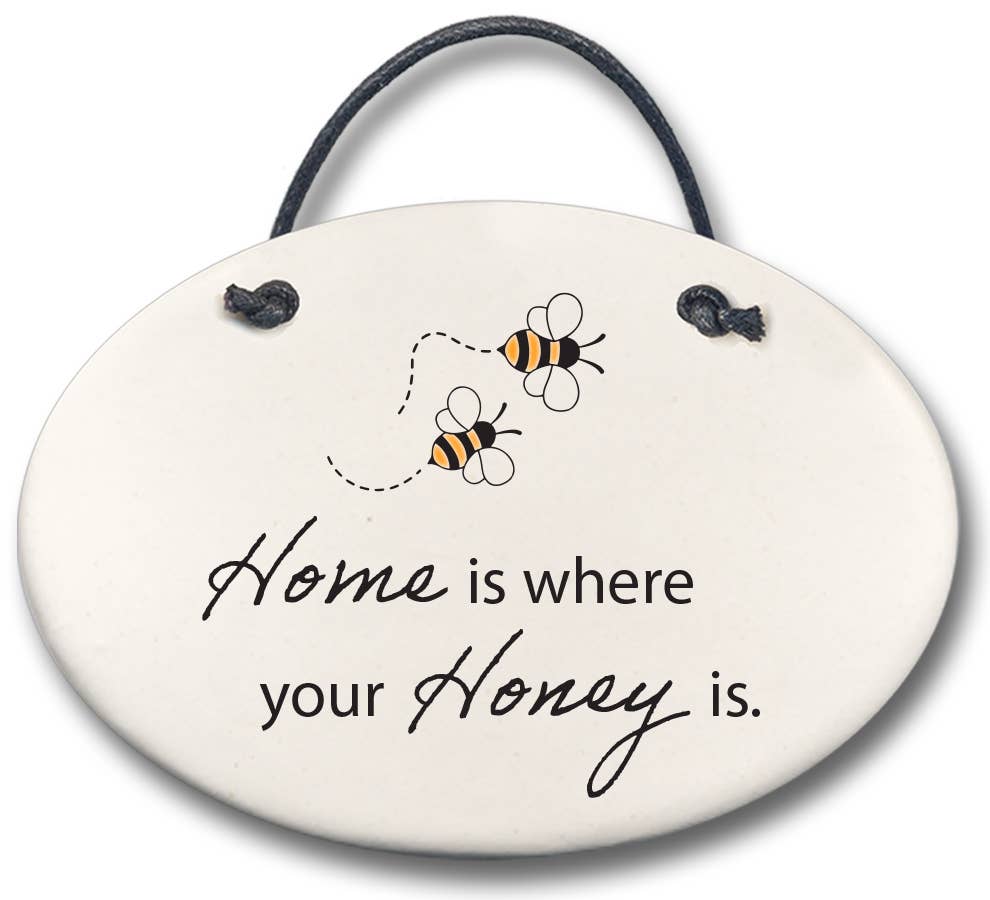 Homemade Honeybee Plaque: Home is where your Honey is.、mySite、g9winljtr