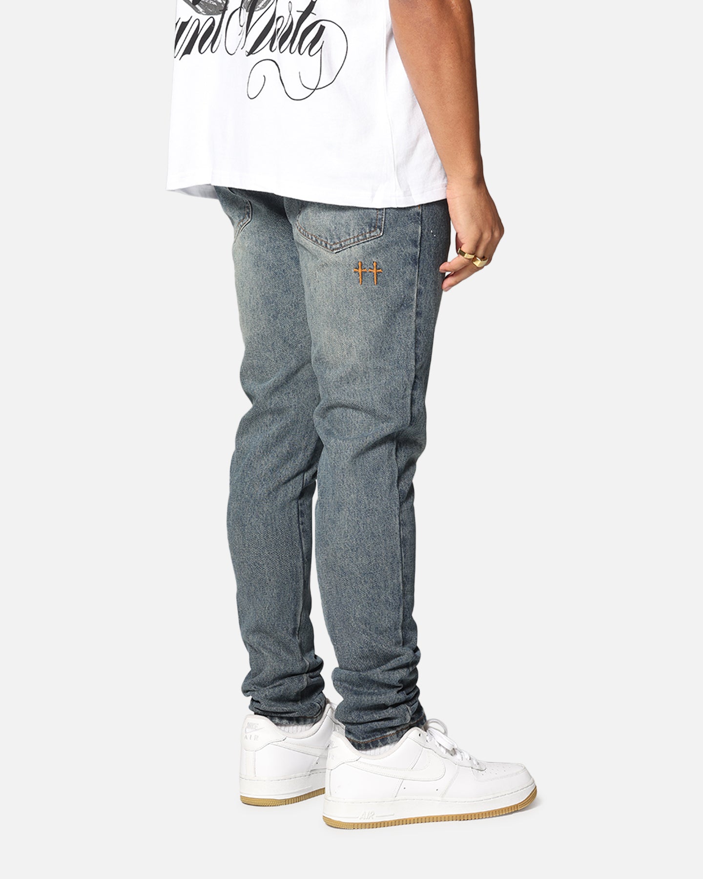 Saint Morta Fimi Jeans Dirty Denim、mySite、zt4zffjzw