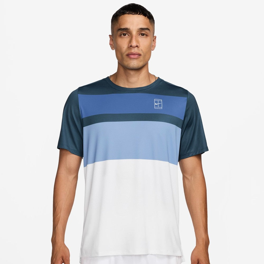 Nike Men's Advantage Top - Armory Navy/Multi、mySite、neckold