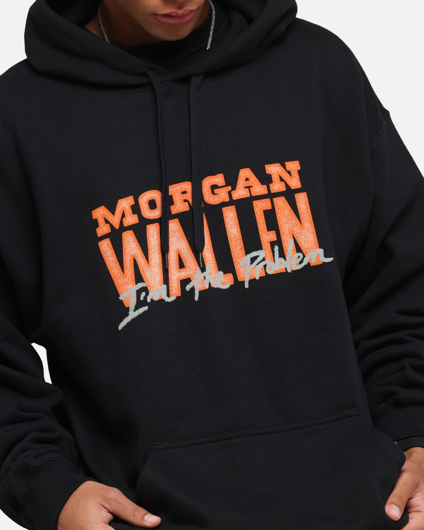 Morgan Wallen Morgan Tennessee Hoodie Washed Black、mySite、zt4zffjzw