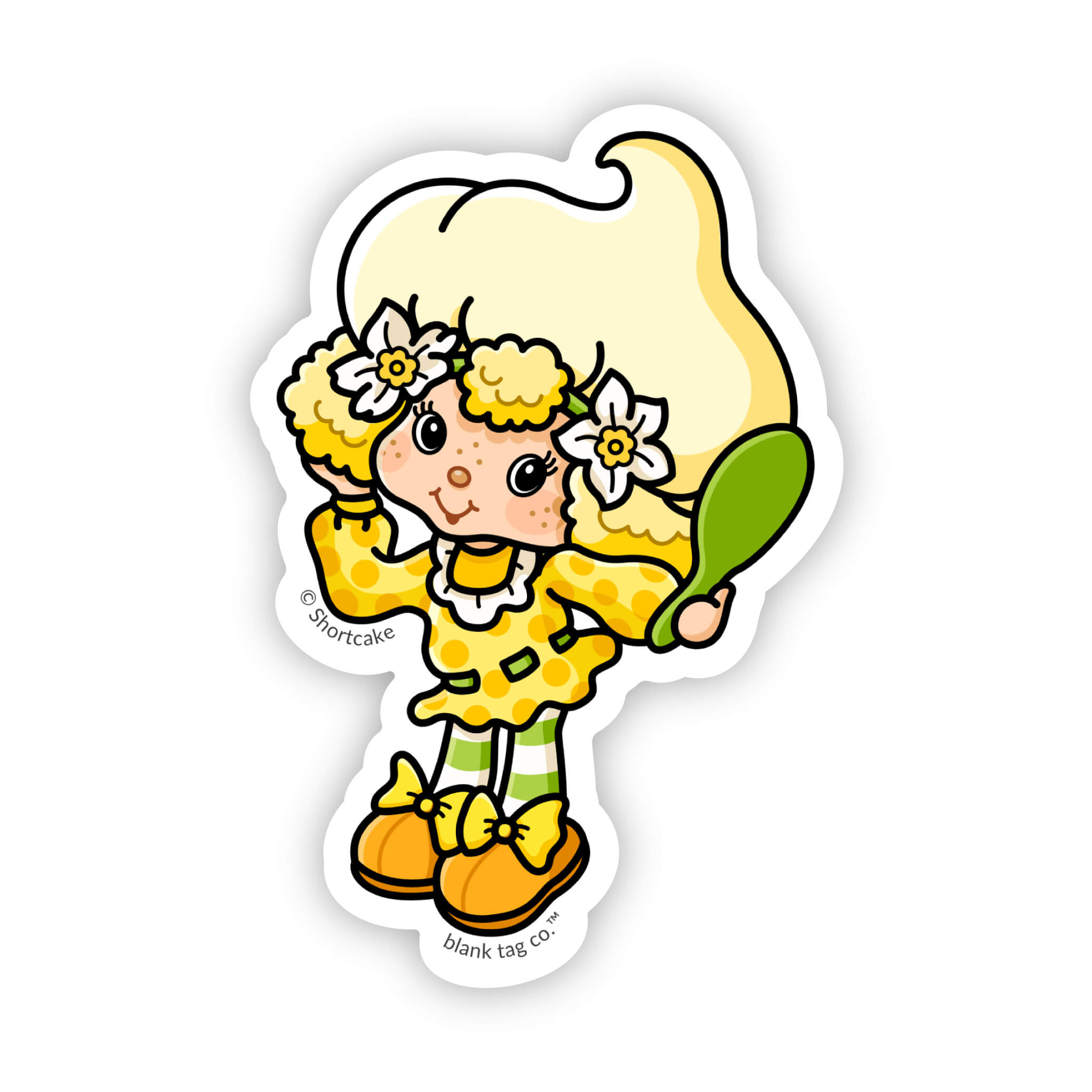  The Strawberry Shortcake Lemon Meringue Vinyl Sticker Decal、mySite、ghnorth