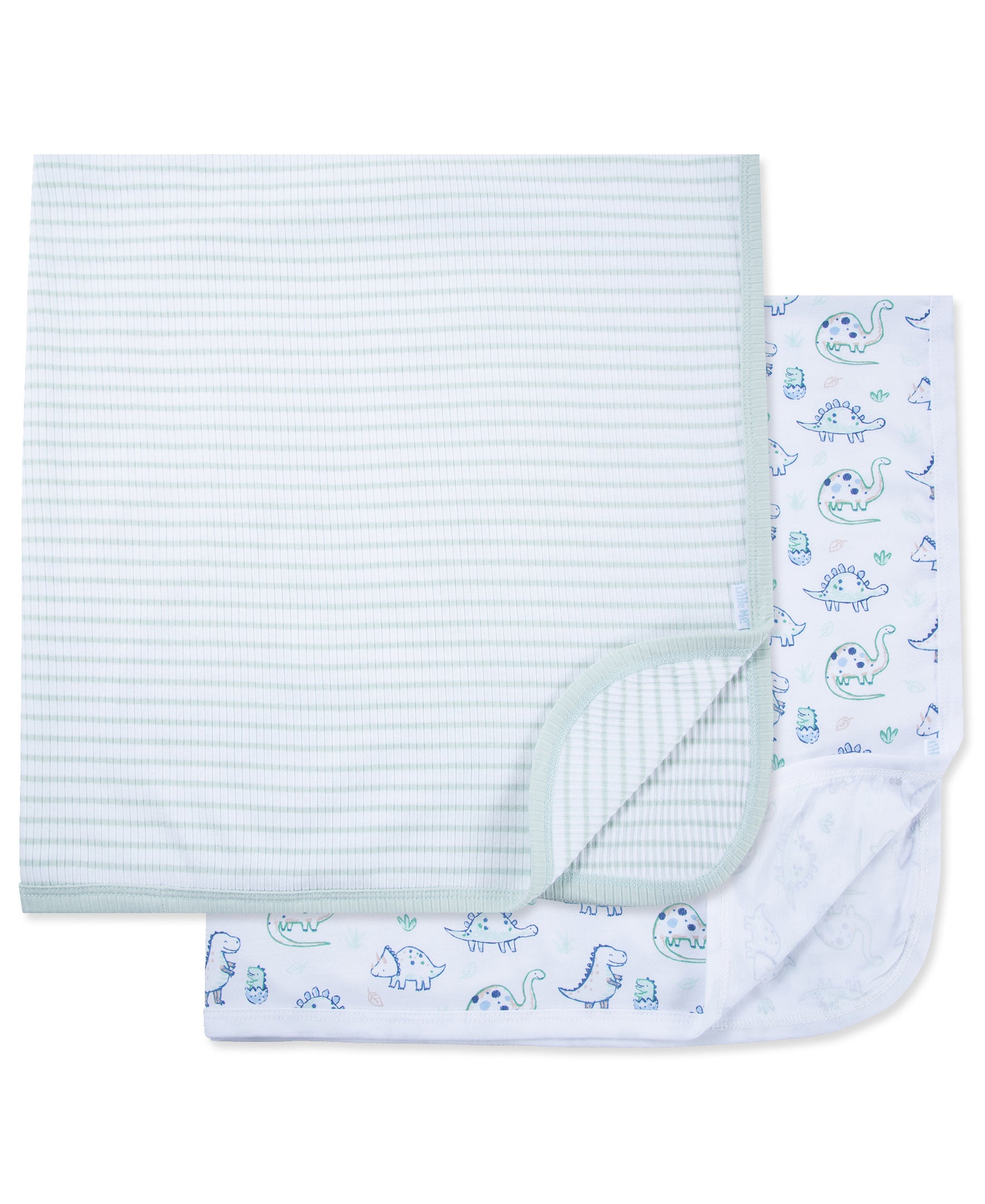  Dino Friends Receiving Blankets (2-Pack)、mySite、layawaytickets