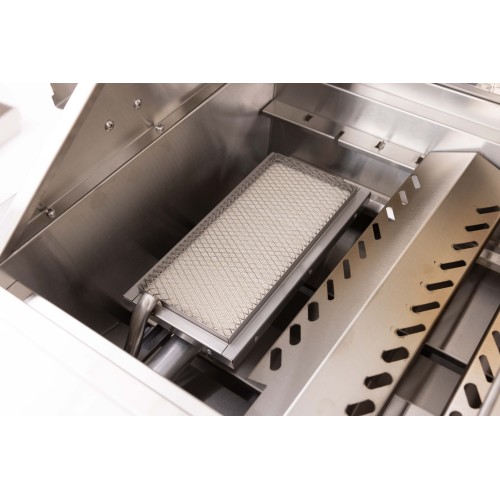 BBQ Infrared Searing Burner Stainless Steel Ceramic Gas Burner (Square 9.8x4.5 inch)、、eastwooduniform