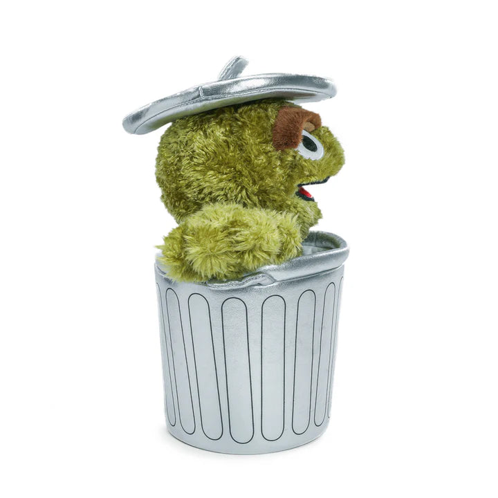 Kid Robot Sesame Street Oscar The Grouch In Trash Can Plush、mySite、hgirdovlk