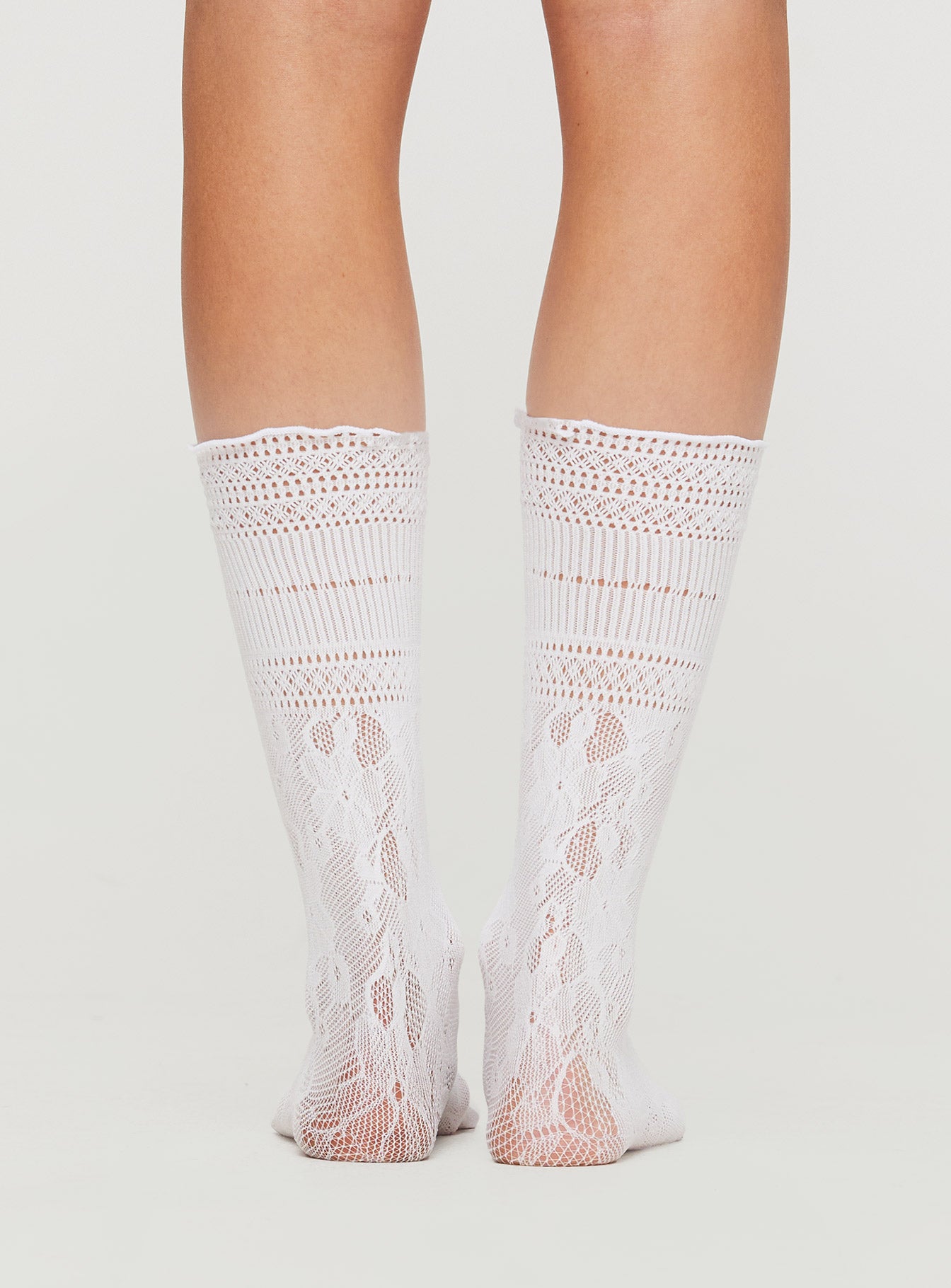 Arneway White Frill Sock White、mySite、solidvoid