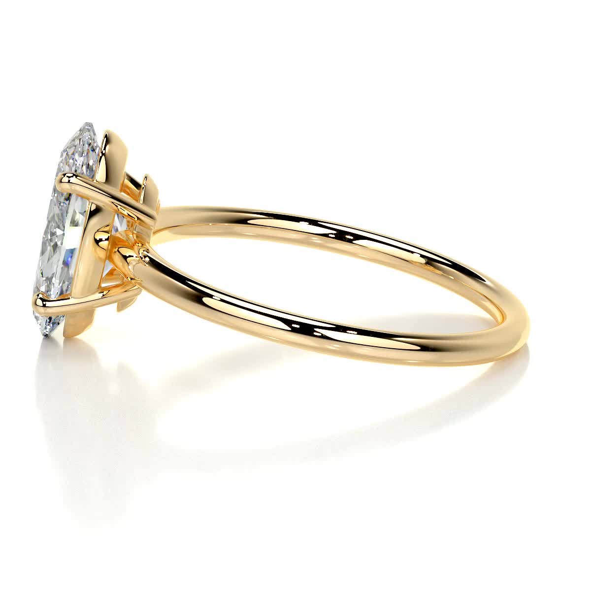 Adaline Diamond Engagement Ring -18K Yellow Gold (RTS)、mySite、hinf8tx79