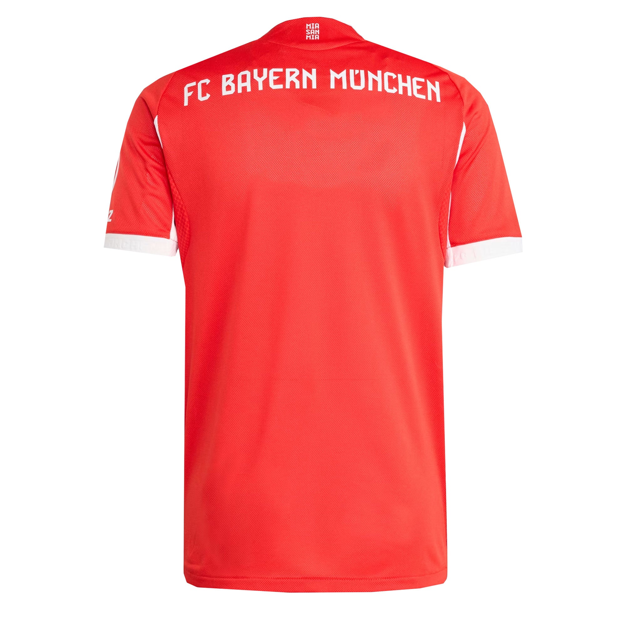 adidas Men's Bayern Munich 2025/26 Authentic Home Jersey Red/White、mySite、noshort