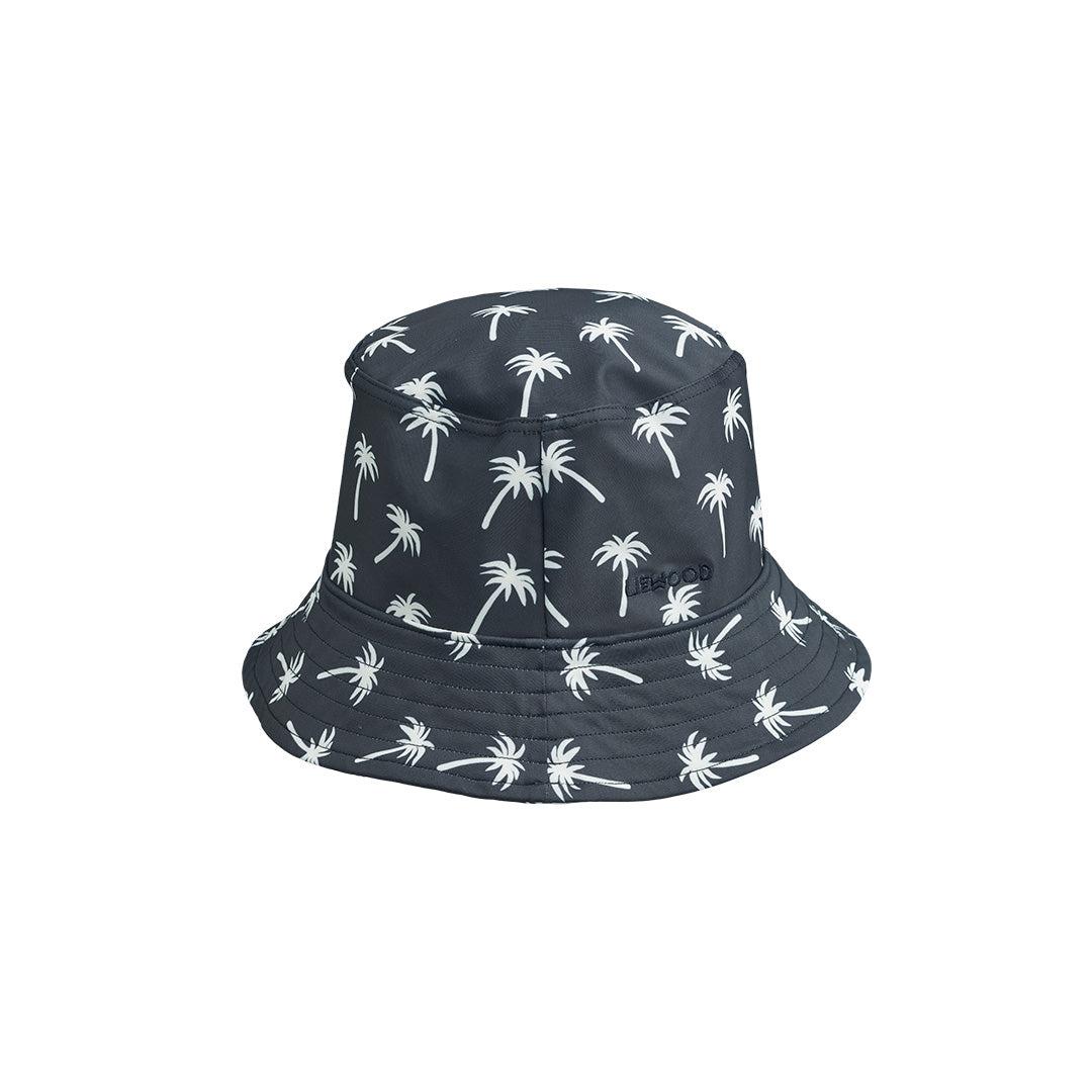  Liewood Matty Sun Hat - Palms/Dark Blue、mySite、merchandisen