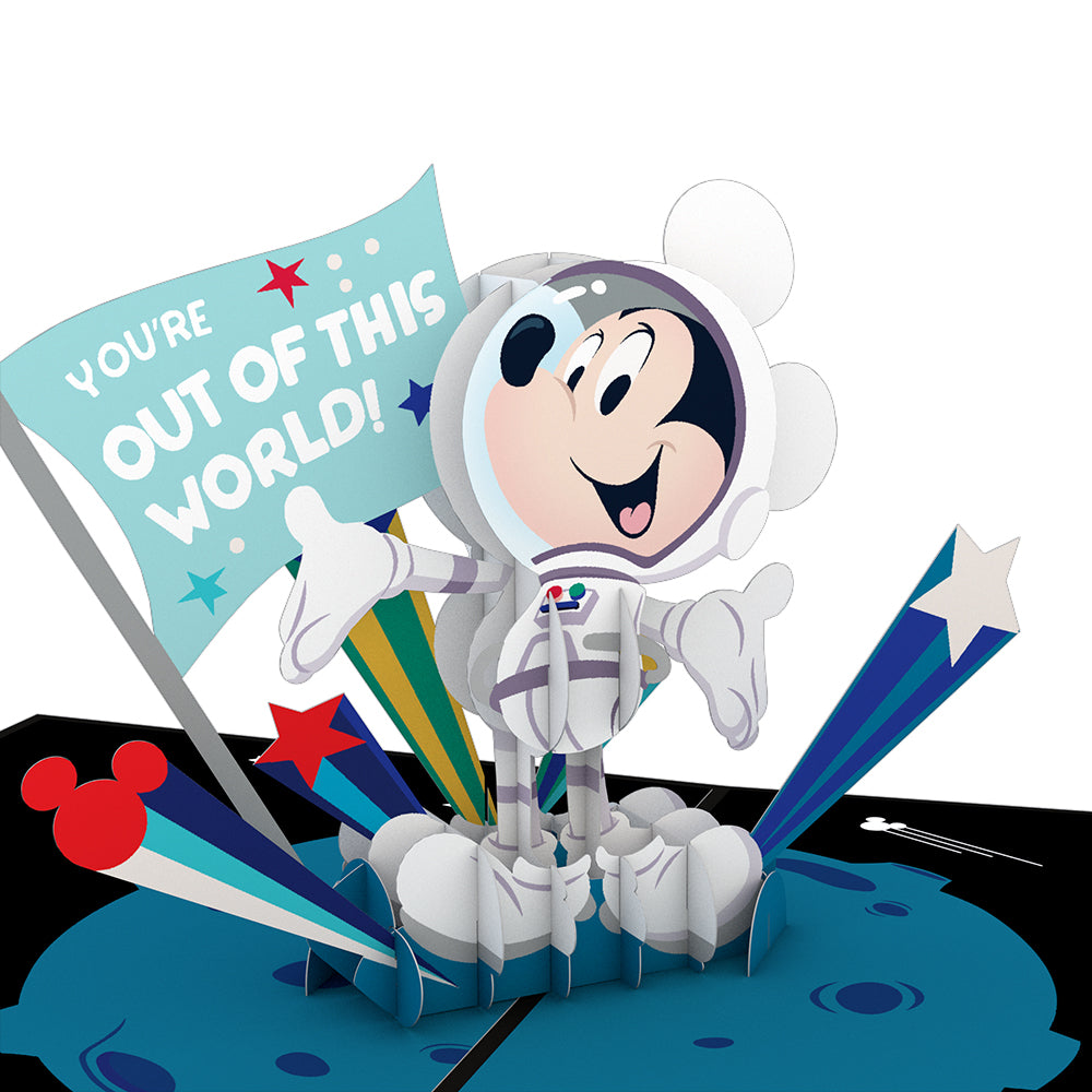 Disney's Mickey Mouse: Out of This World Dad Pop-Up Card、mySite、solidvoid