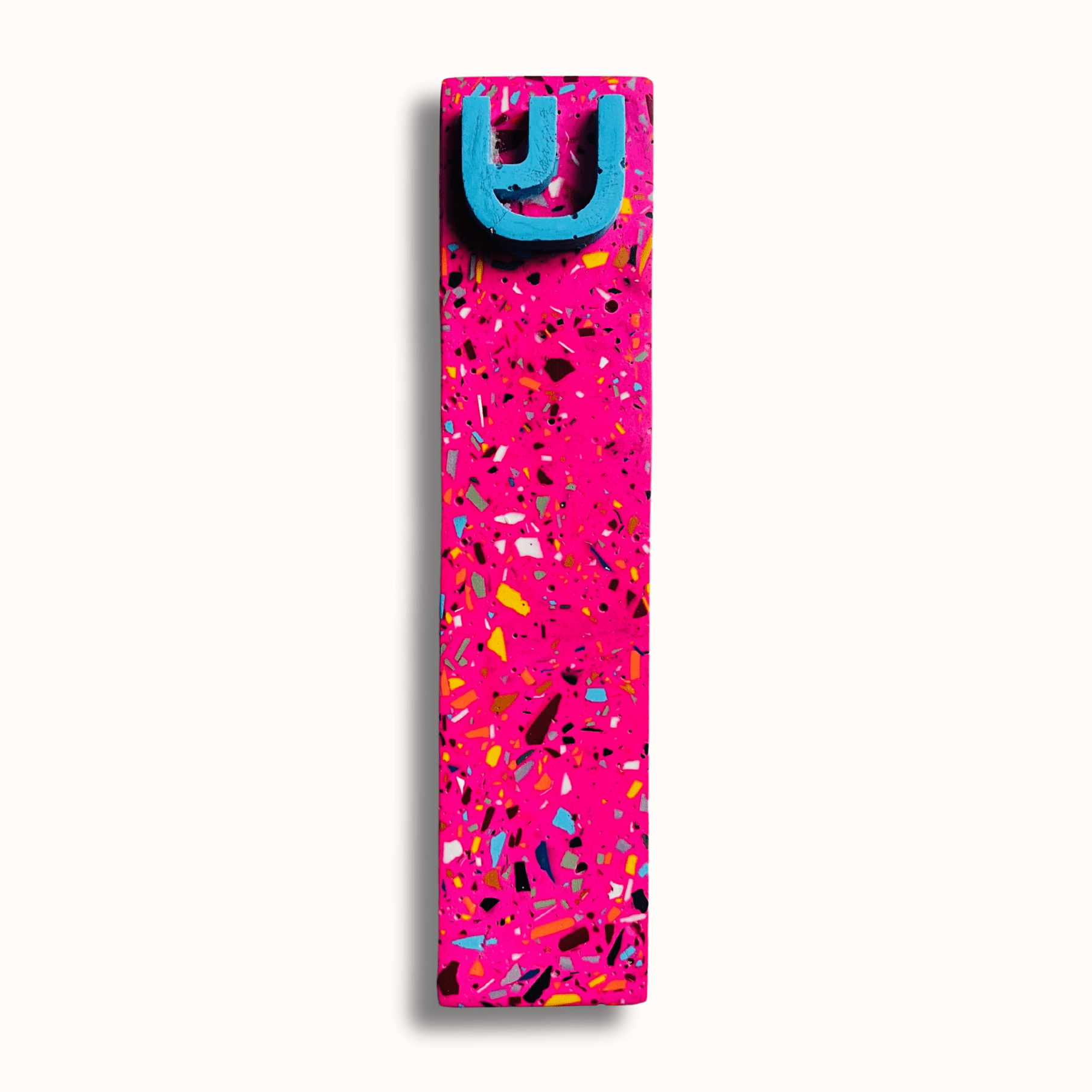Hot Pink Rainbow Terrazzo Mezuzah、mySite、topwebapps