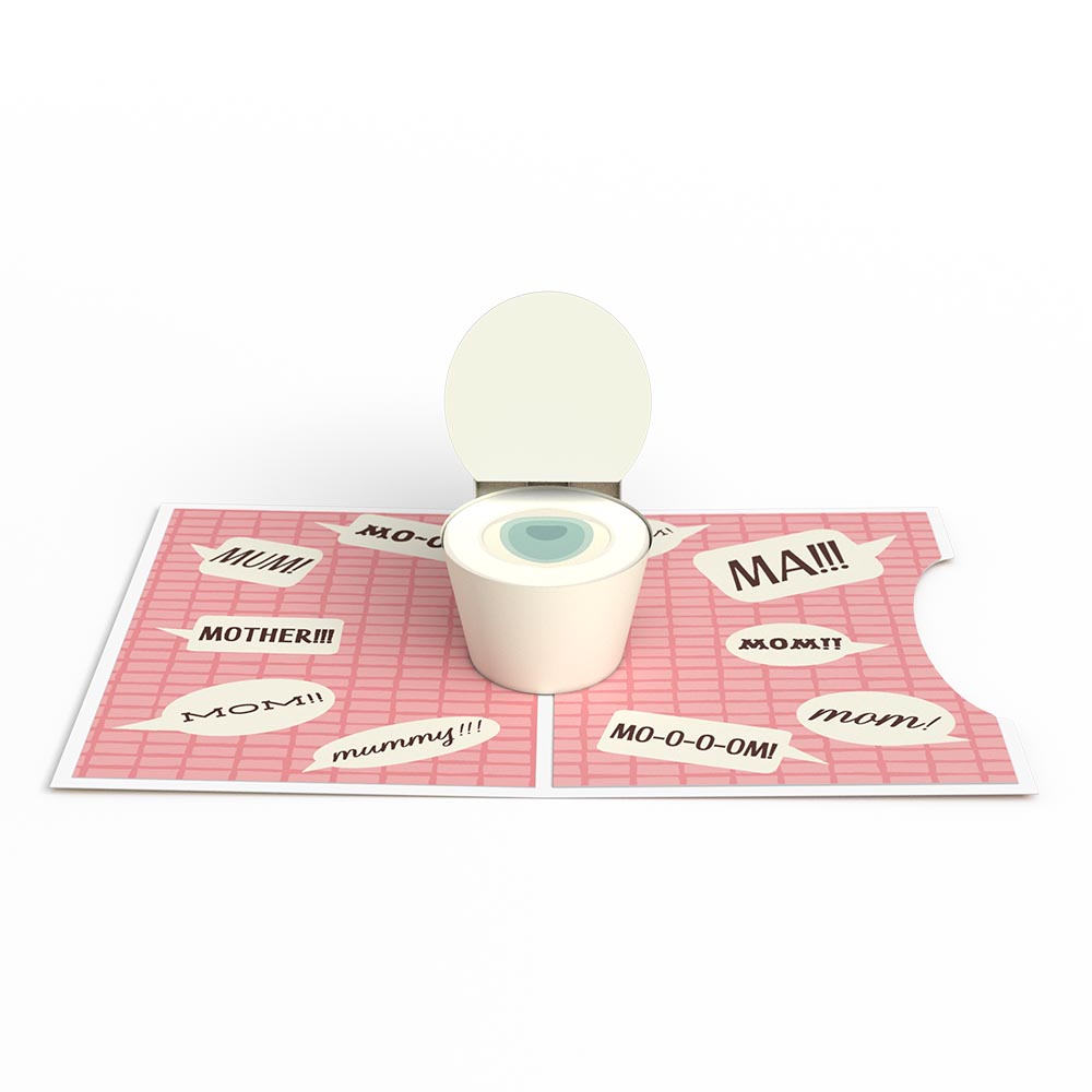 Mother's Day Thank You 4-in-1 Nesting Card、mySite、solidvoid