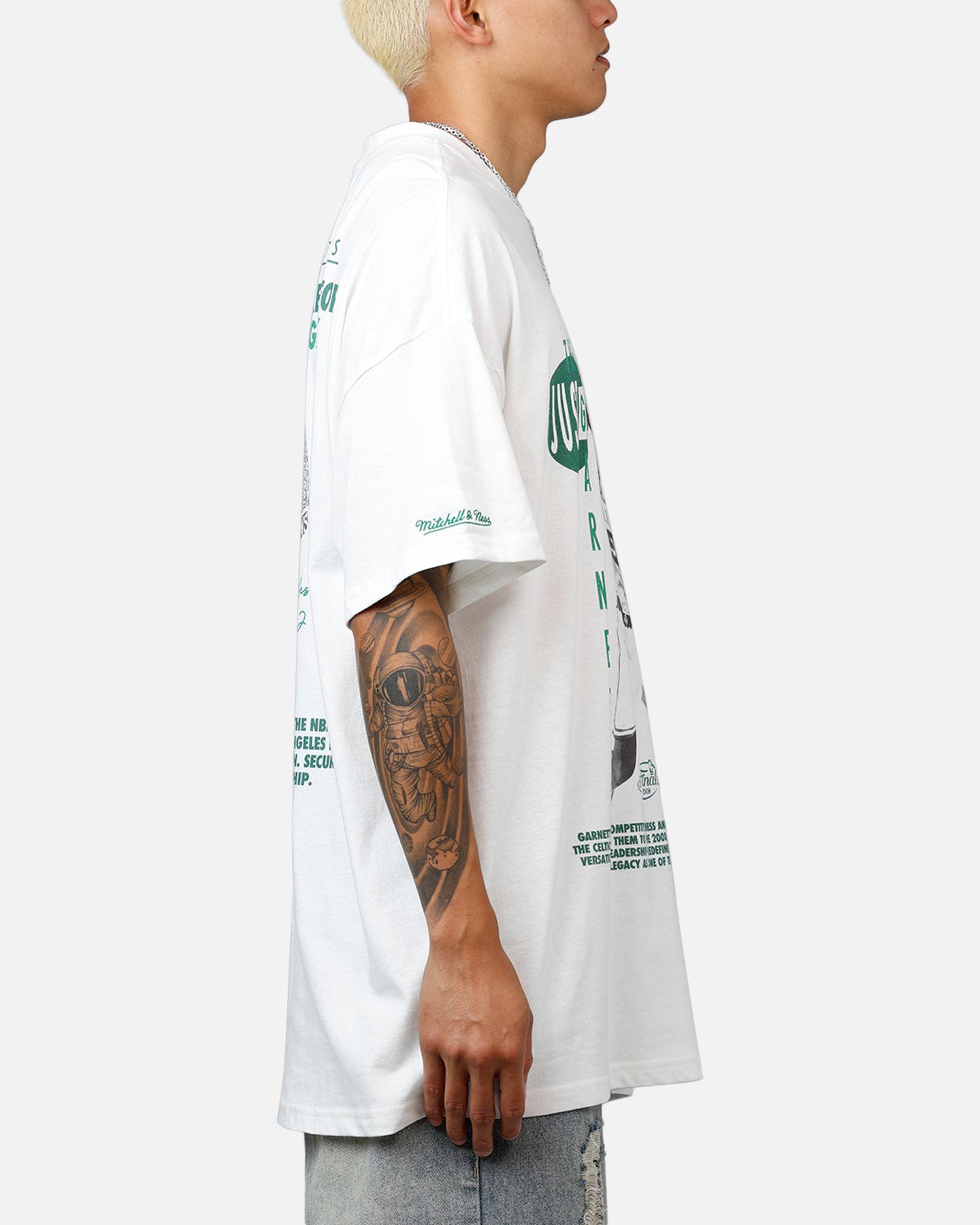 Mitchell & Ness Boston Celtics Kevin Garnett Got Better T-Shirt Vintage White、mySite、zt4zffjzw