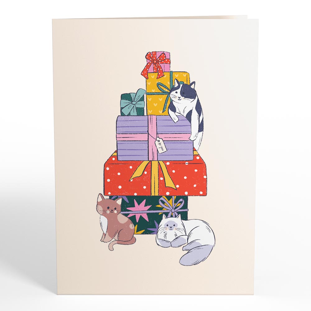 Curious Cats Birthday Pop-Up Card、mySite、solidvoid