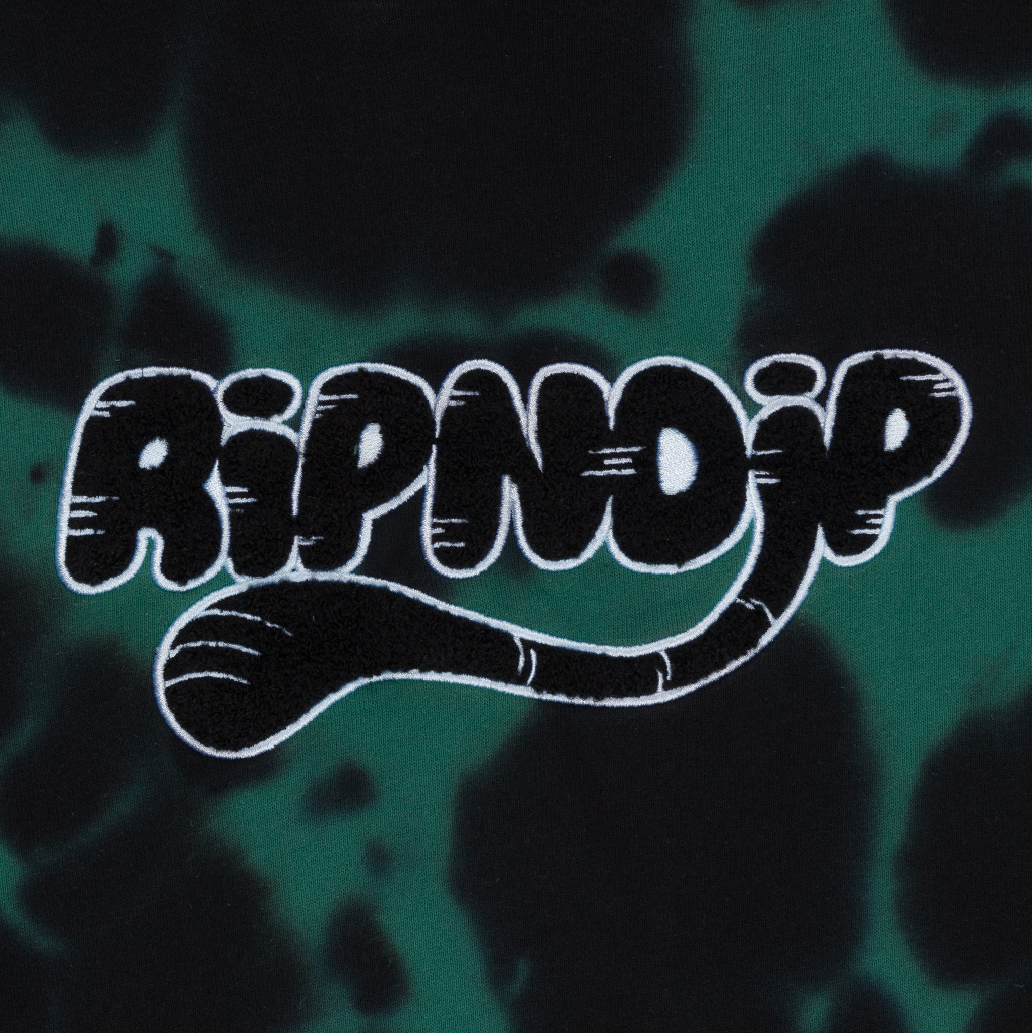  Ripntail Hoodie (Green/Black Tie Dye)、mySite、merchandisen