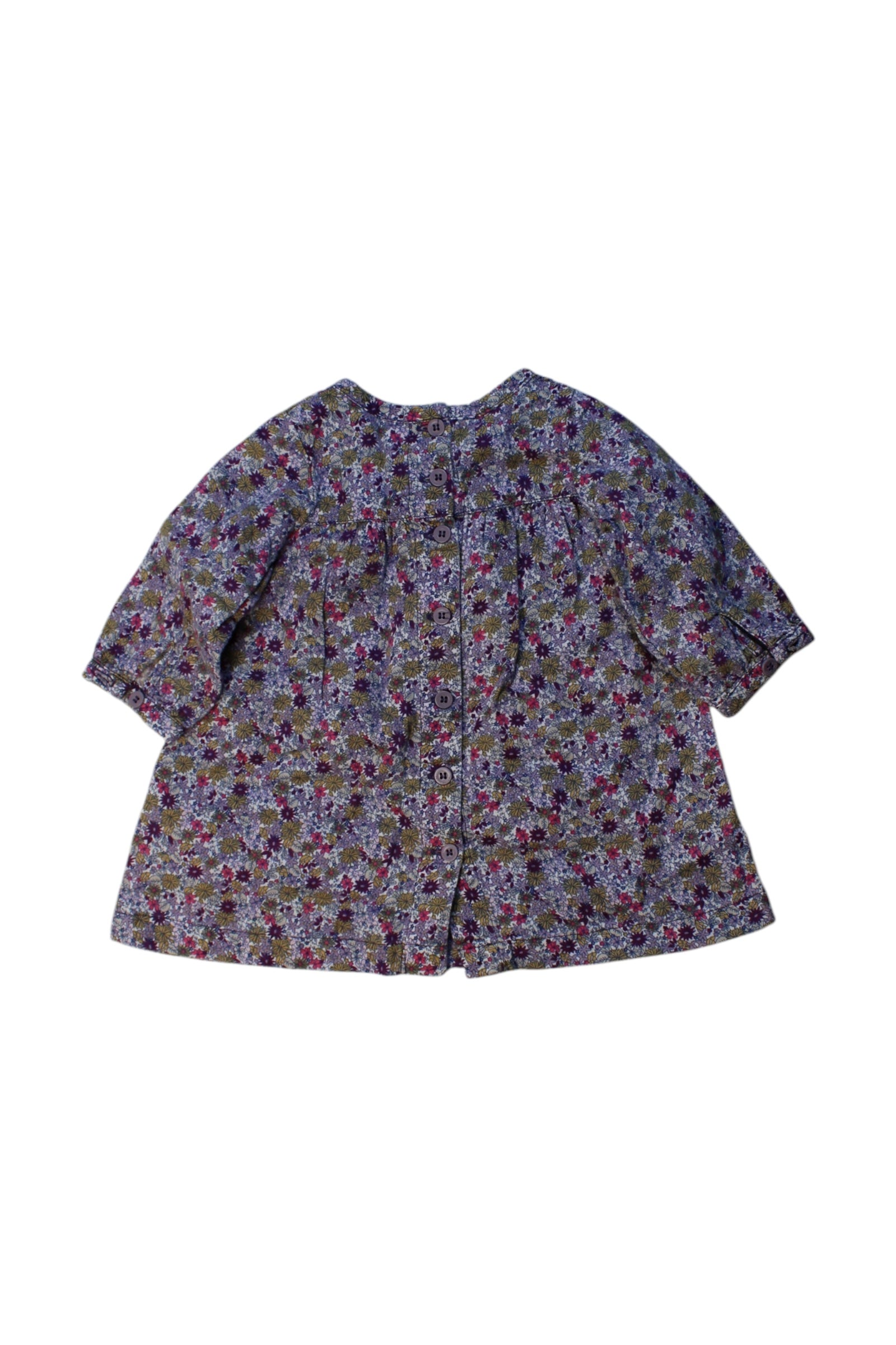 Petit Bateau Short Sleeve Dress 0-3M、mySite、g9winljtr