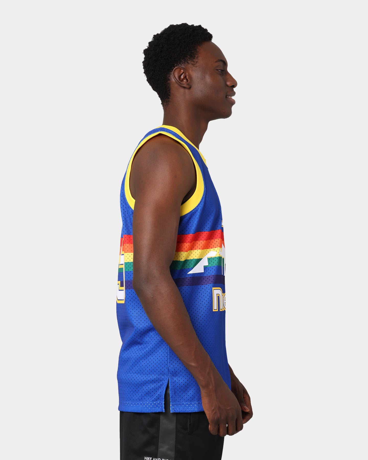 Mitchell & Ness Denver Nuggets Dikembe Mutombo #55 RD '91-'92 Swingman Jersey Royal、mySite、zt4zffjzw