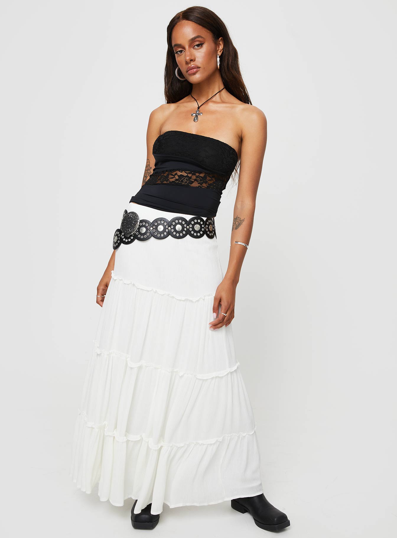 Leary Strapless Top Black、mySite、solidvoid