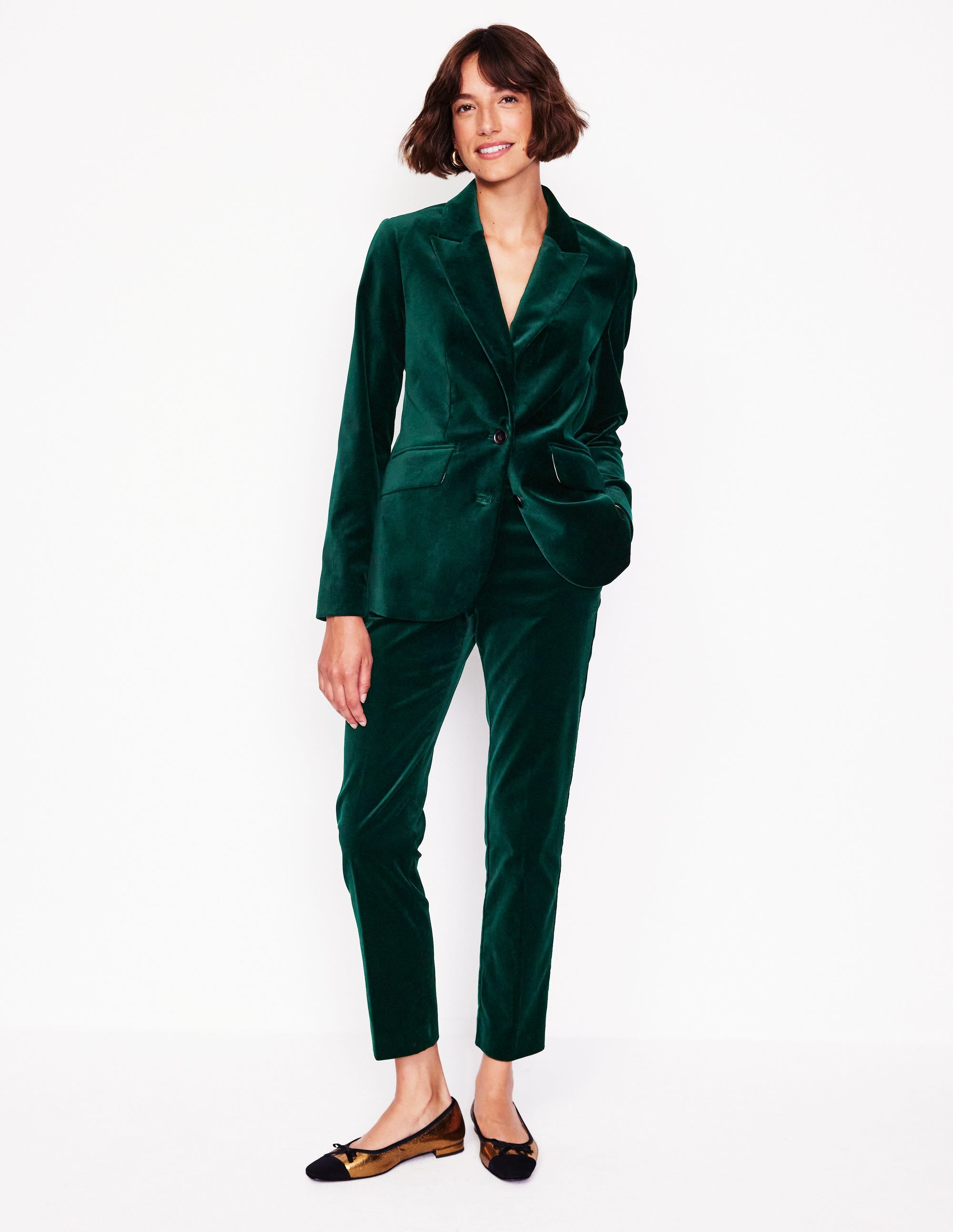  Marylebone Velvet Blazer-Ponderosa Pine、mySite、ashleygrahame