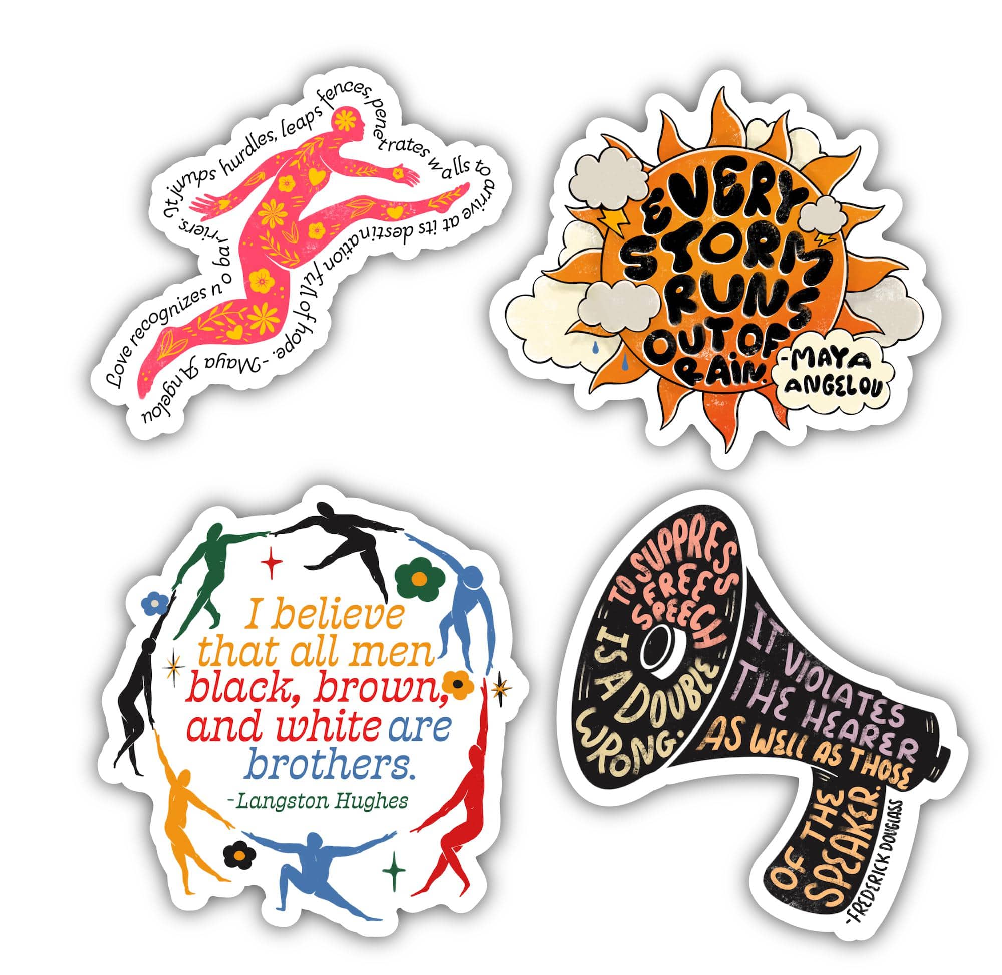  Black History Month Stickers 4 Pack、mySite、ghnorth
