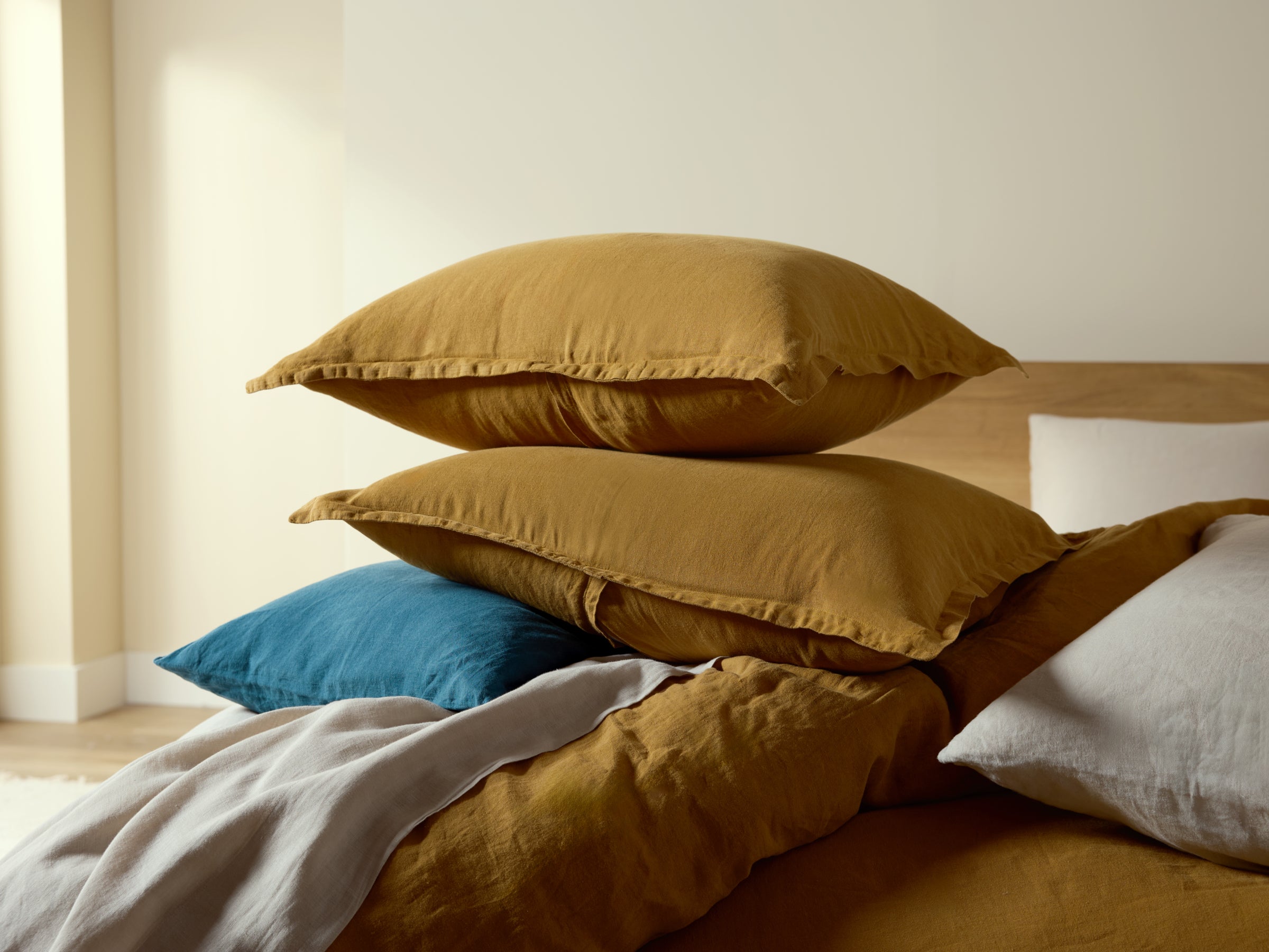  Linen Sham Set (Honey)、mySite、sugarbowlscore