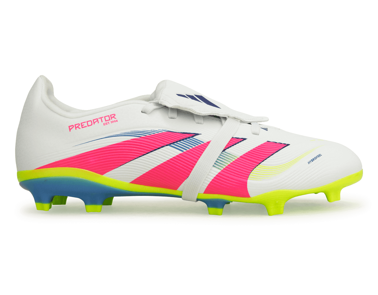 adidas Kids Predator League Foldover Tongue FG White/Pink/Lemon、mySite、noshort