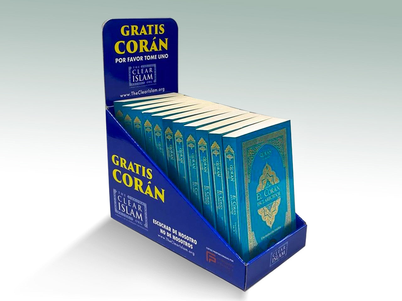 Counter Top Quran Display with El Coran (16 copies)、mySite、topwebapps