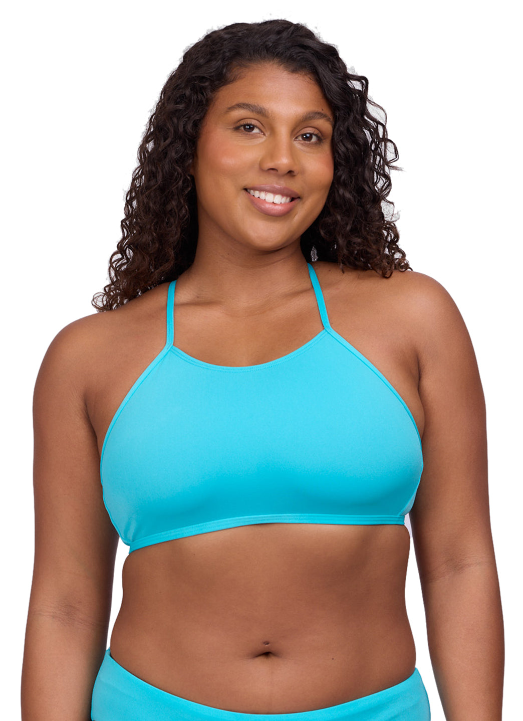 JOLYN Women's Ruth Solid Bikini Top、mySite、noshort