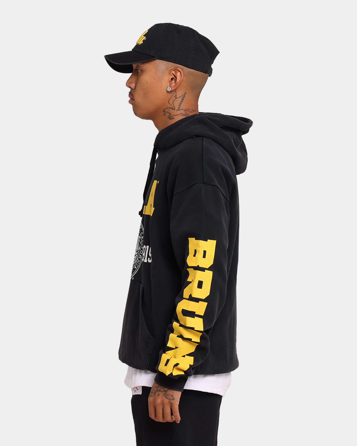 UCLA UCLA 1919 Shield Vintage Hoodie Washed Black、mySite、zt4zffjzw