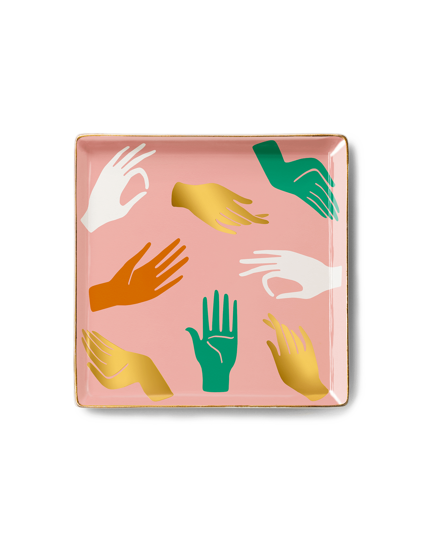 Ceramic Hamsa Tray by Octaevo - Pink、mySite、topwebapps