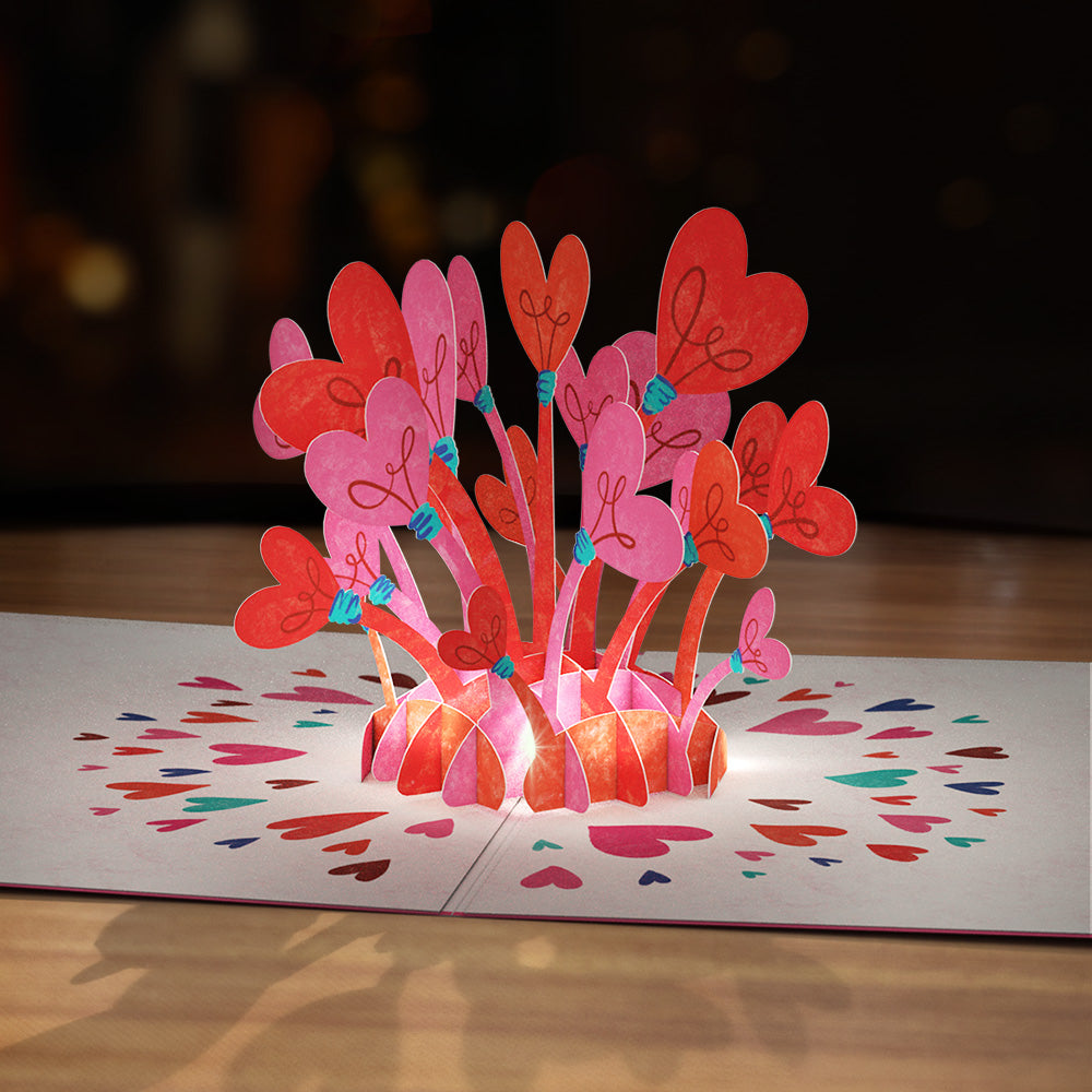 You Light Up My Life Valentine Pop-Up Card and Sentiment Set for Wife、mySite、solidvoid