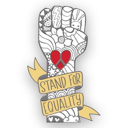  Lapel Pin - Stand for Equality Enamel、mySite、ghnorth