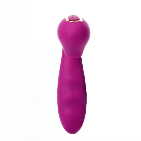 Purple G-spot Vibrating Wearable Sucking Device