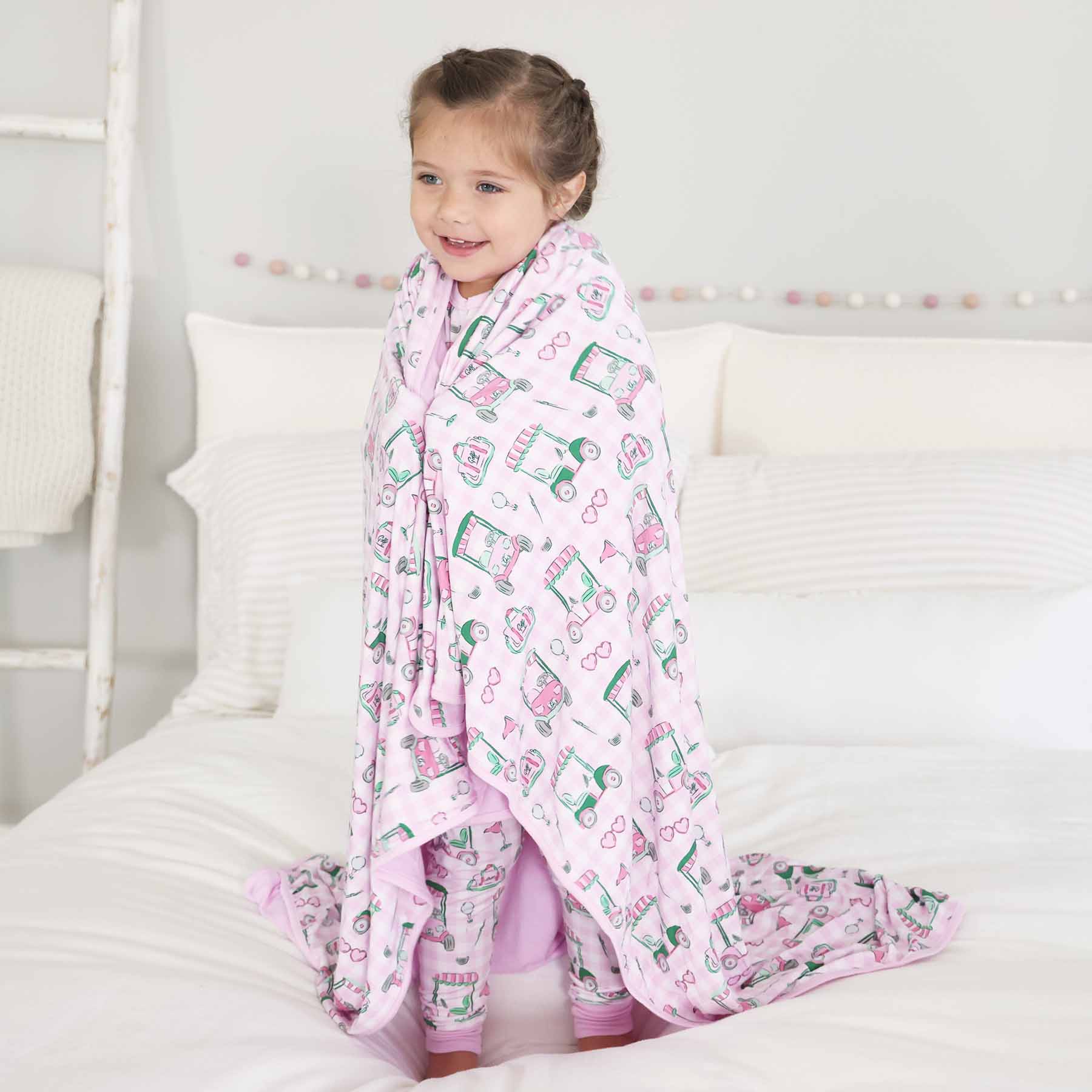  Birdie Babes Double Sided Bamboo Blanket | Pink、mySite、layawaytickets