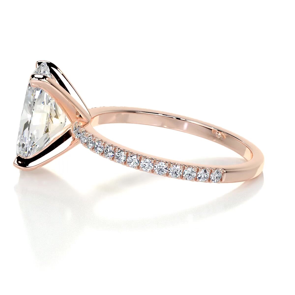Stephanie Lab Grown Diamond Ring -14K Rose Gold、mySite、hinf8tx79