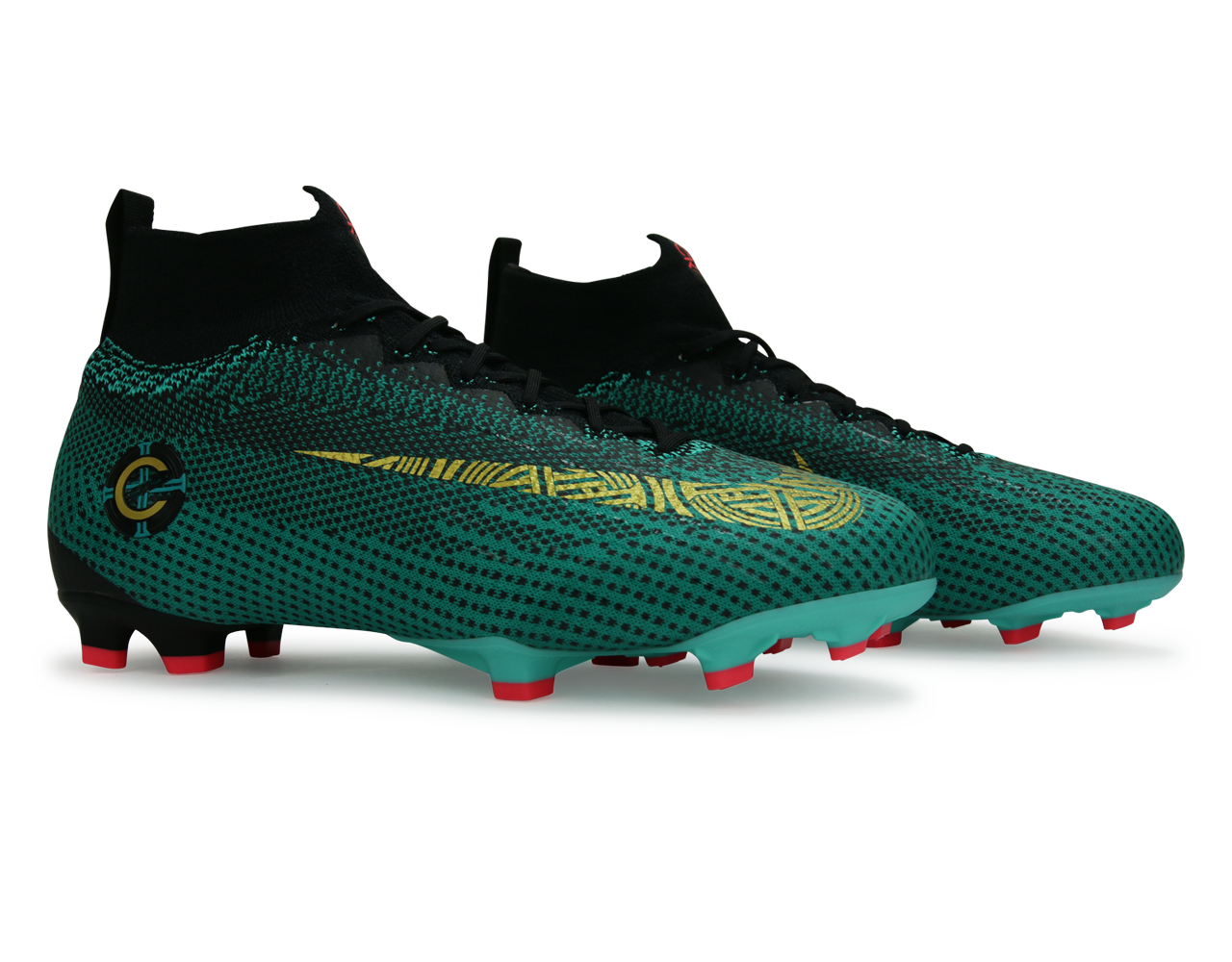 Nike Kids Superfly 6 CR7 Elite FG Clear Jade/Black/Hyper Turquoise、mySite、noshort